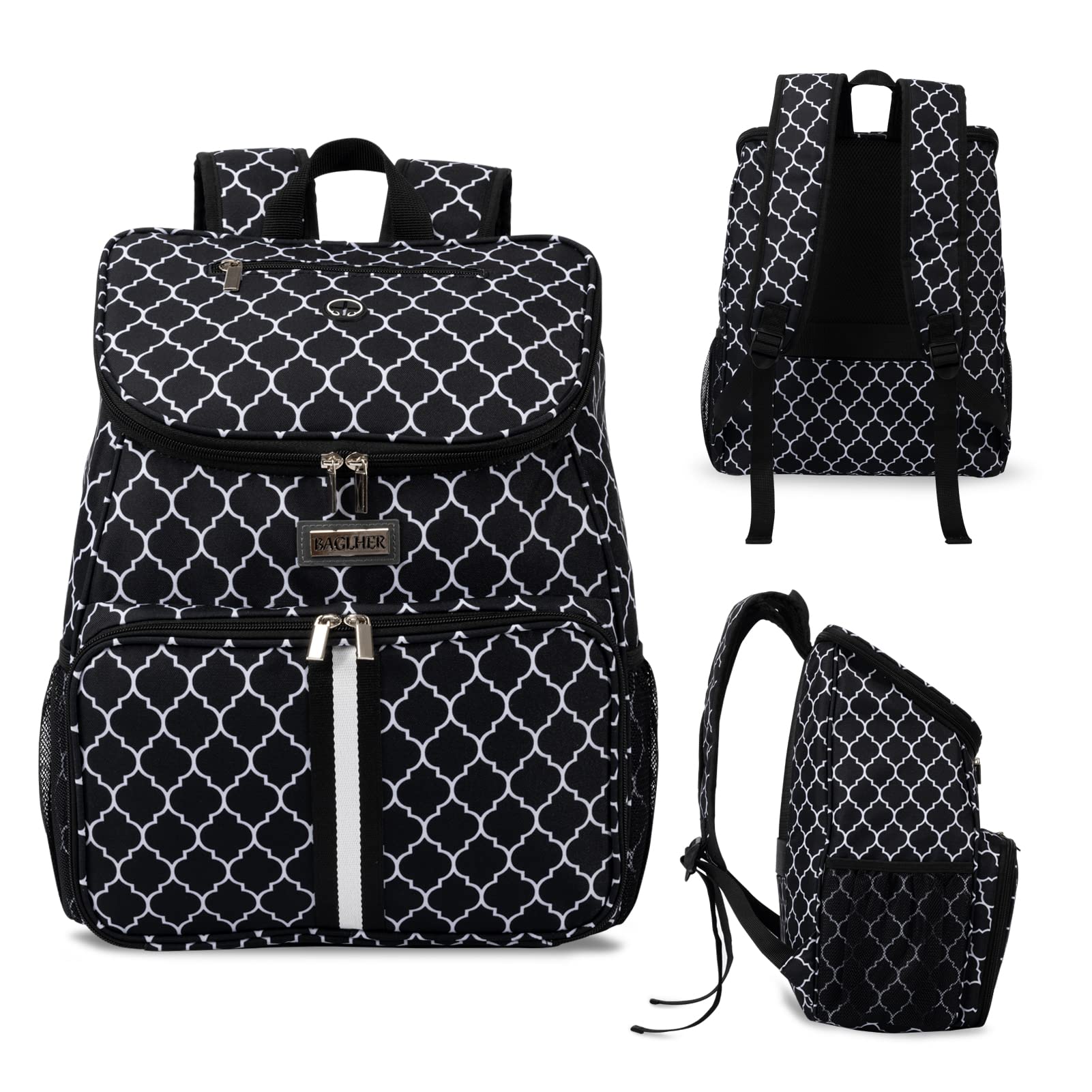 BAGLHER Airline Approved Dog Travel Backpack - Pet Carrier with 2 Collapsible Bowls & Food Containers for Small Medium Dogs | Perfect for Air Travel, Hiking, Camping and Outdoor Adventures