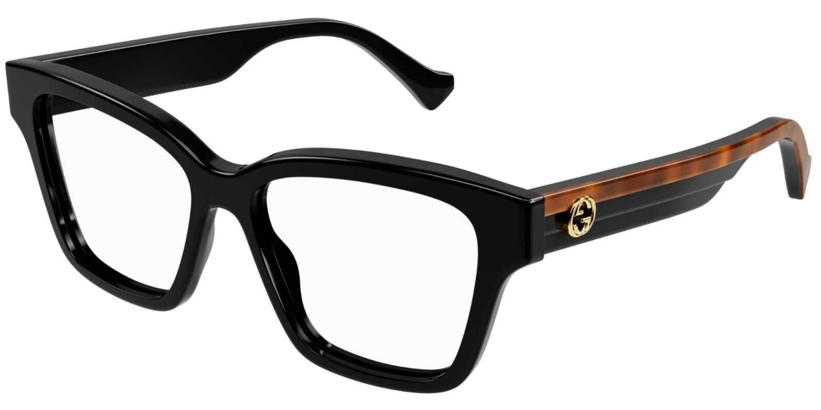 Gucci GG1302O 004 Black Cat Eye Women's Eyeglasses - Stylish Designer Glasses for Women, Perfect for Work, Date Night & Everyday Wear