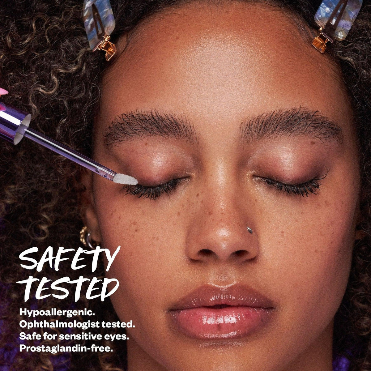 Growpotion Fluffy Lash & Brow Growth Serum - Natural Eyelash Enhancer for Longer, Thicker Lashes & Brows | Perfect for Daily Beauty Routine & Special Occasions