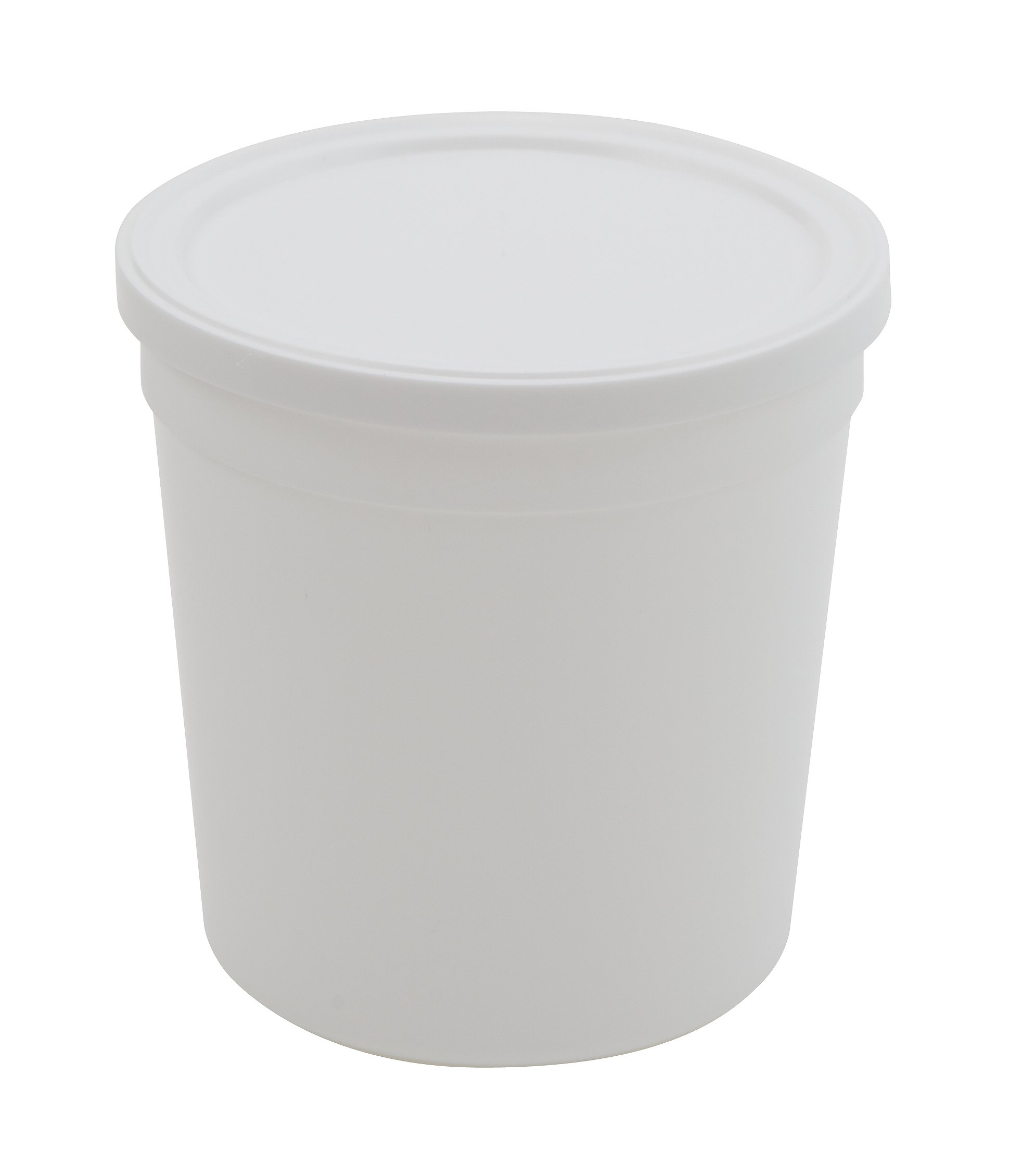 454415 PPCO Natural White Opaque Disposable Specimen Containers with Lids - 480ml Capacity (Case of 100) - Ideal for Medical Labs, Hospitals & Scientific Research