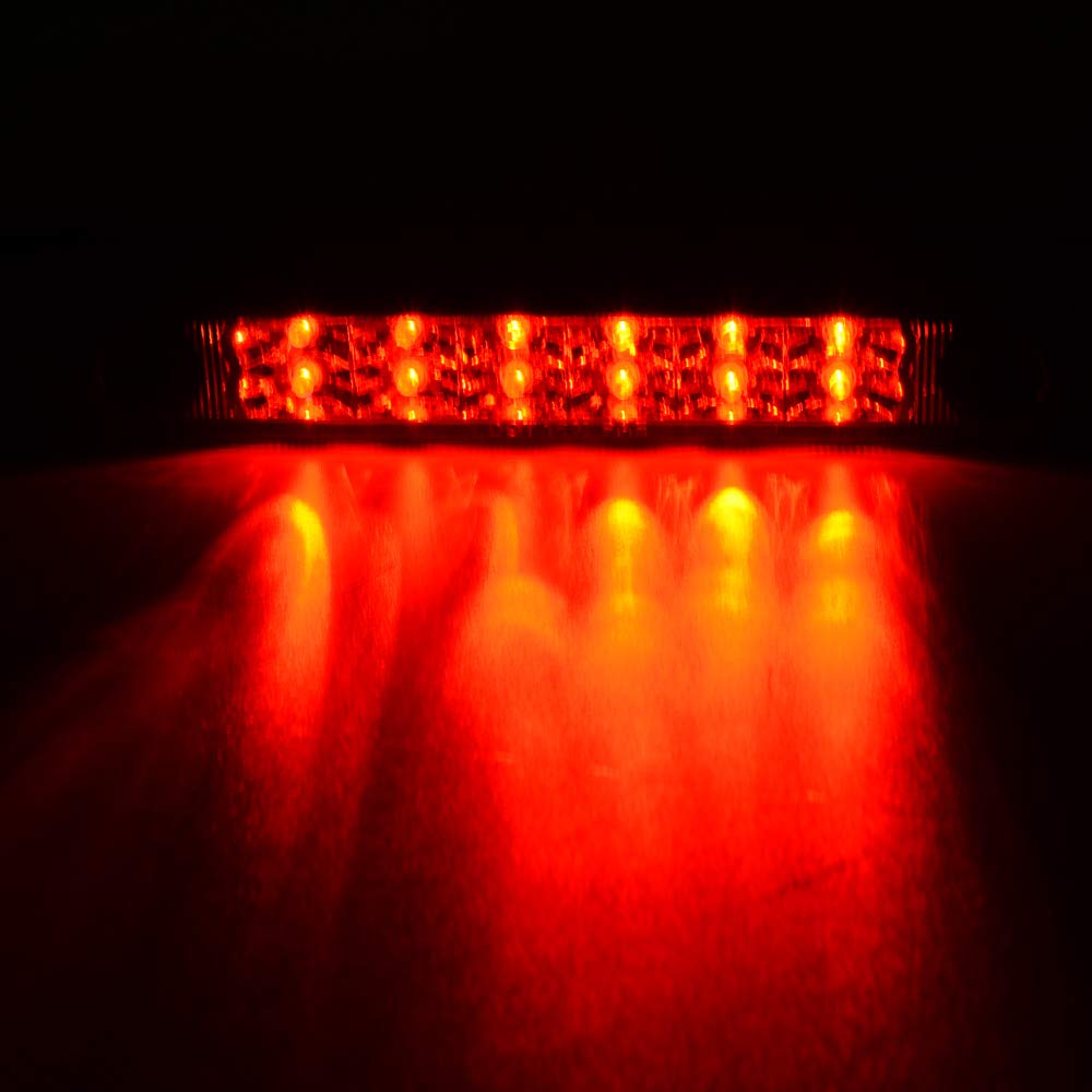CHEDA Smoked Lens LED 3D Brake Light Bar - Compatible with 2001-2004 Nissan Frontier Pickup Truck, Clear Housing Cargo Lamp | Enhanced Visibility & Safety for Night Driving & Off-Road Adventures