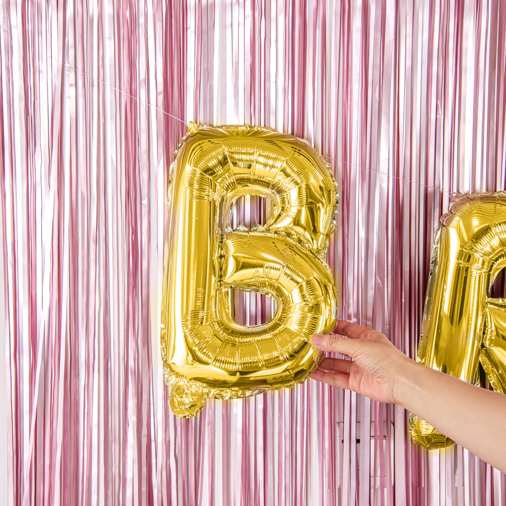 Balloonify Gold Mylar Letter B Balloon - 16 Inch Large Foil Alphabet Balloon for Birthday Party Decorations, Baby Showers & Wedding Celebrations - 1 Count Box