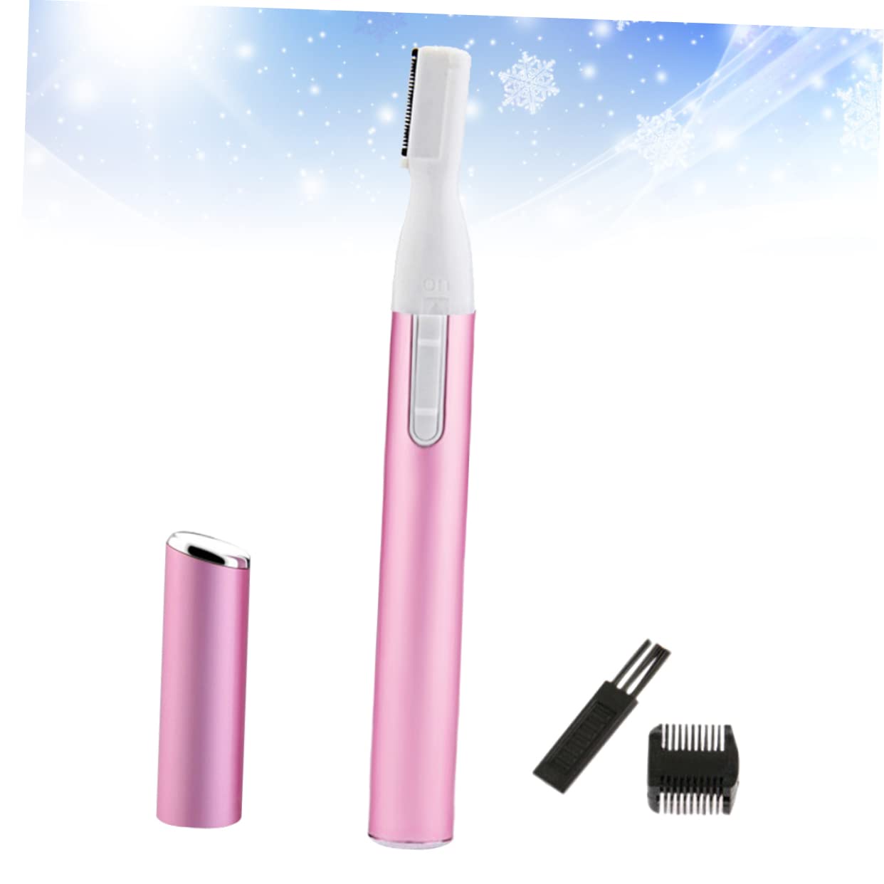 Electric Facial Hair Remover for Women - Eyebrow, Bikini & Foot Trimmer | Painless Hair Removal Device for Smooth Skin at Home & Travel