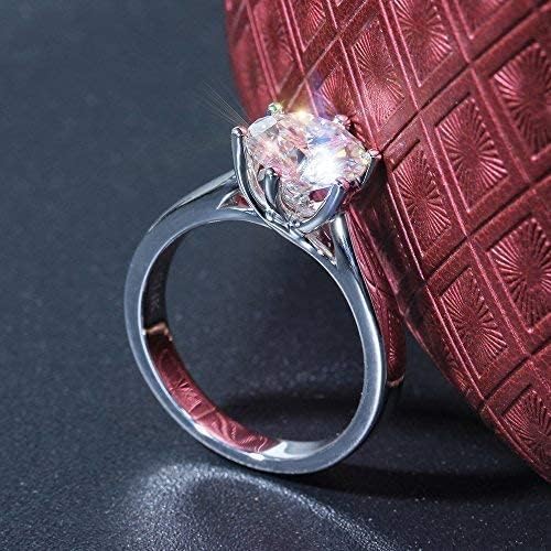 1-3 Carat G-H-I Color Heart Arrows Cut Lab Created Moissanite Engagement Ring for Women - DovEggs Brilliant Round Solitaire Wedding Ring in Sterling Silver | Perfect for Proposals, Anniversaries & Bridal Jewelry