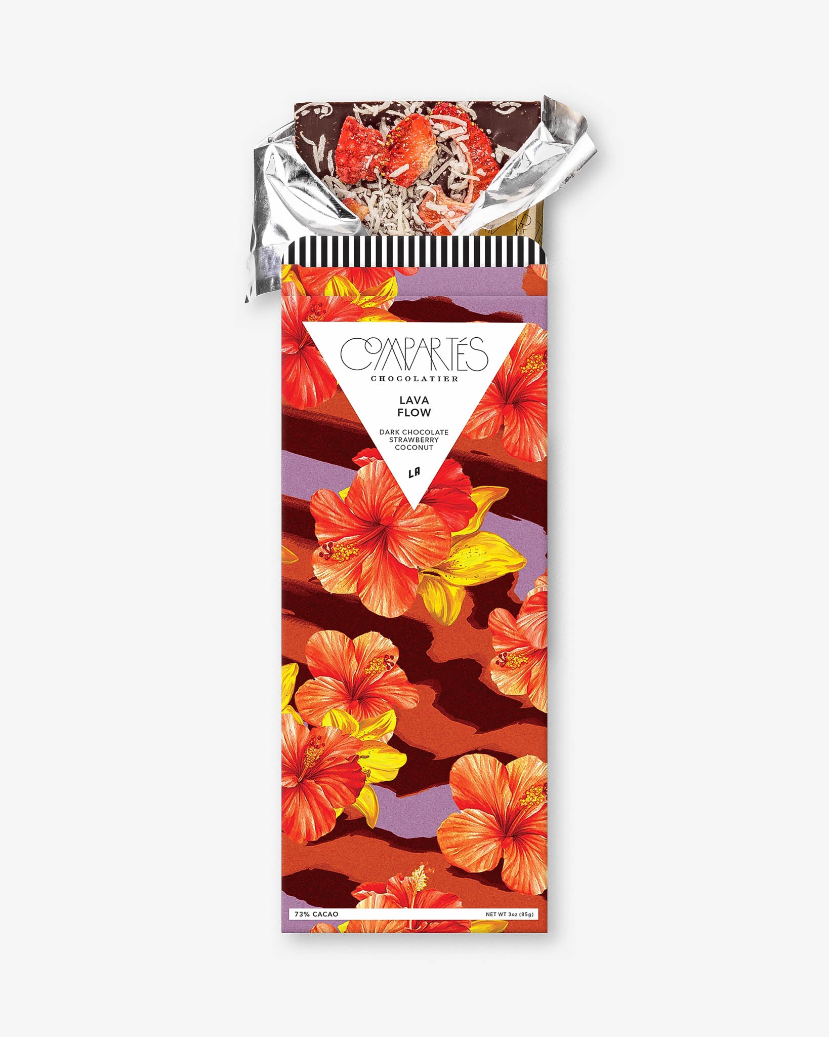 Delicious Strawberry Coconut Chocolate Bar - Premium Gourmet Snack for Gifting, Parties & Dessert Lovers
