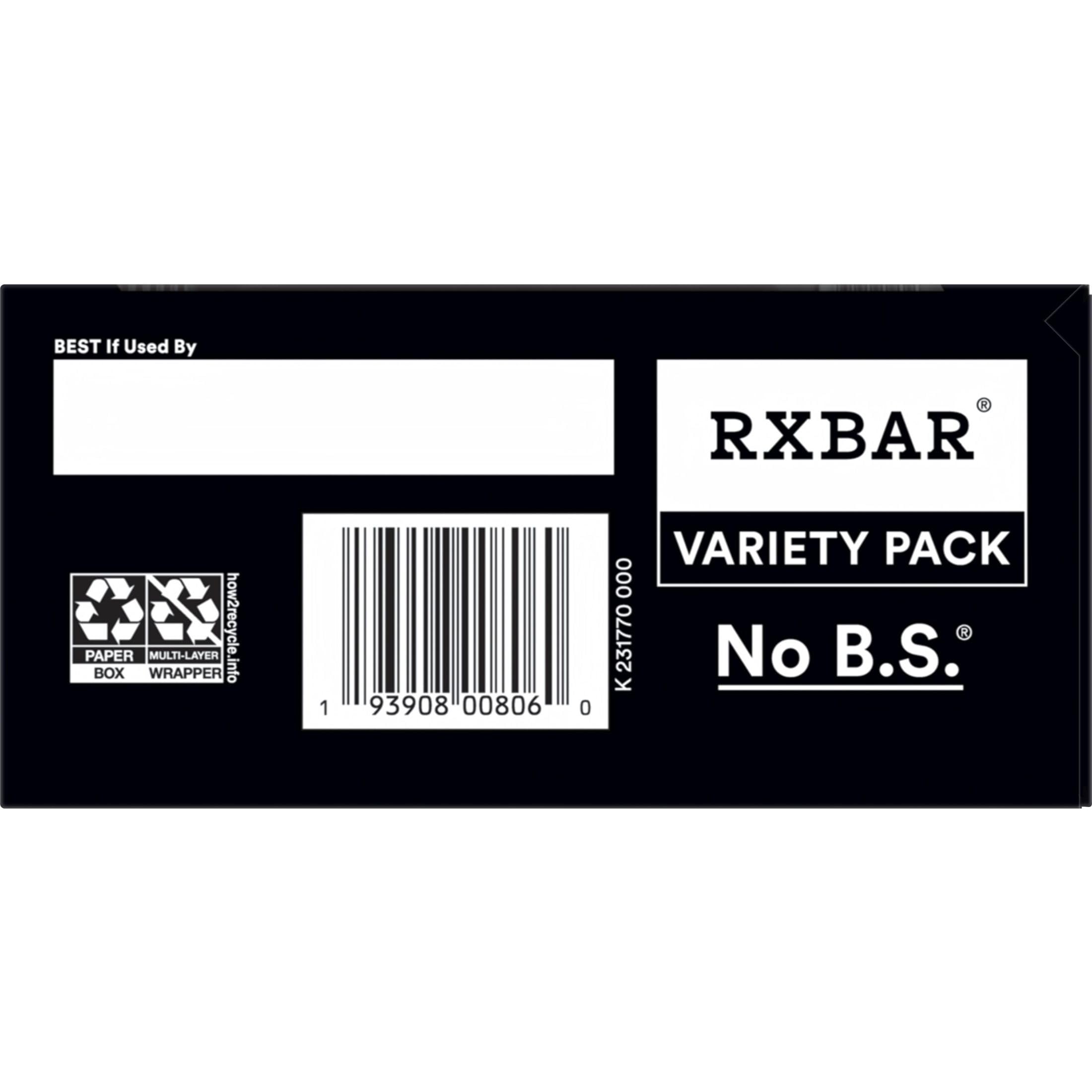 RXBAR Protein Bars Variety Pack - 10 Count, 18.3oz | Gluten Free, No Dairy, No Soy | Perfect for Gym, Hiking & On-the-Go Snacks