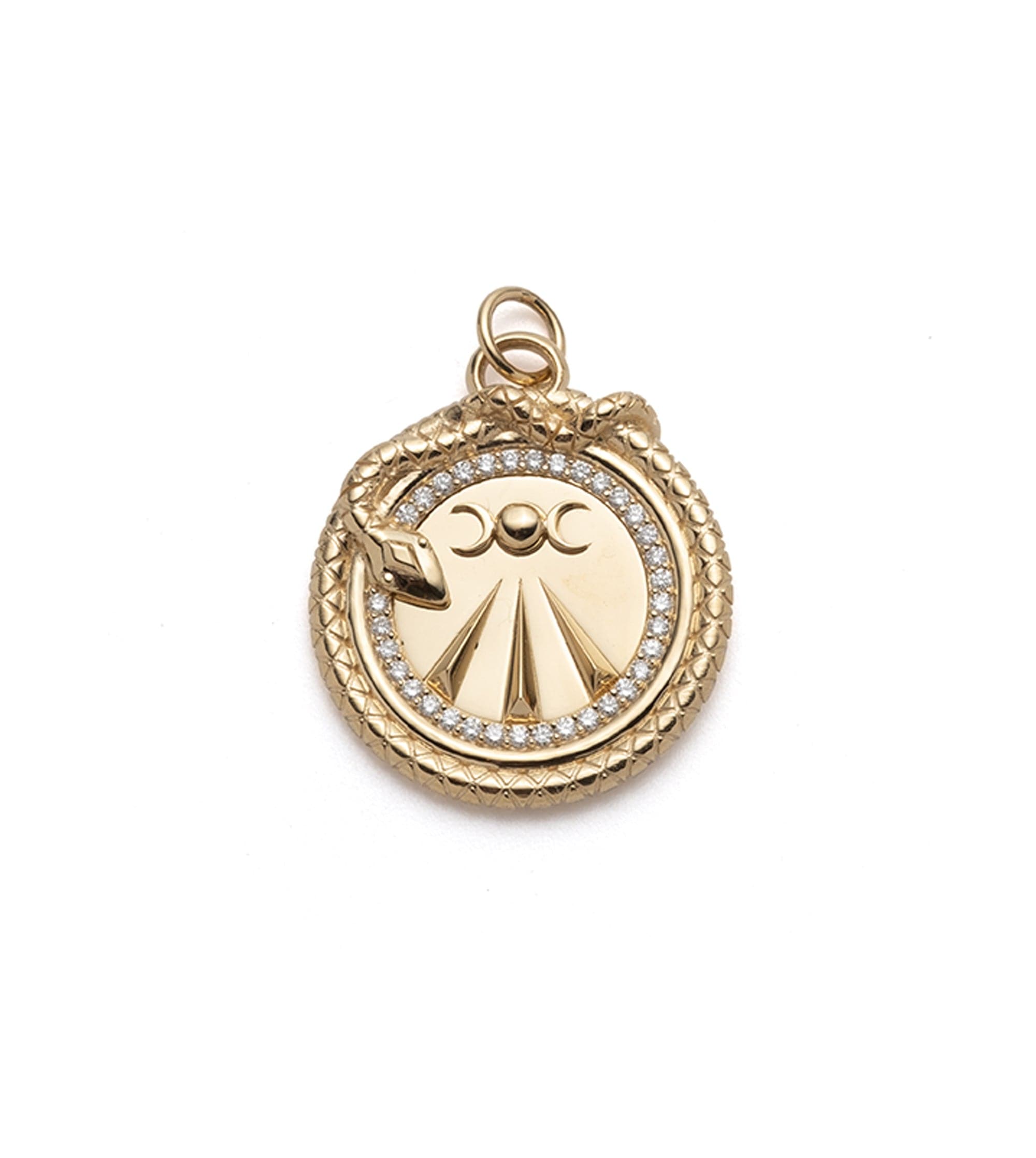 Mind Body Soul Wholeness Large Specialty Medallion - Spiritual Healing Jewelry for Meditation, Yoga & Energy Balance