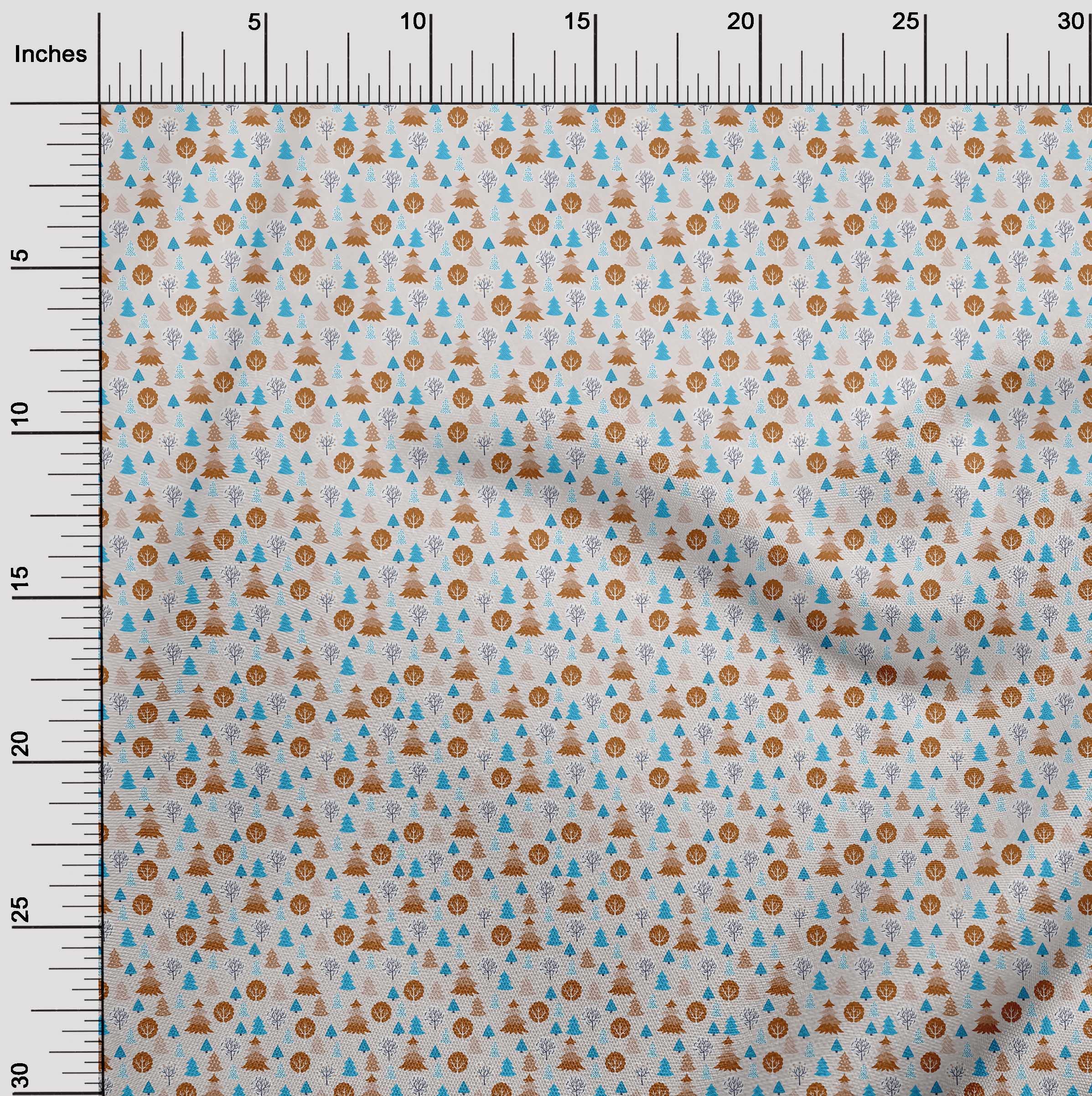oneOone Polyester Spandex Pale Pink Christmas Print Fabric - 56 Inch Wide Dress Material by The Yard | Perfect for Holiday Dresses, DIY Crafts & Home Decor