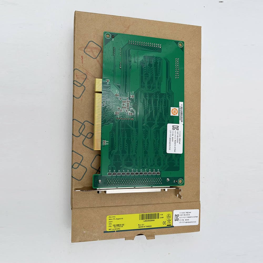 PCI-1753 Rev.C1 96-Channel Digital I/O Data Capture Card for Industrial Automation - Perfect for PLC Control Systems, Factory Monitoring & Equipment Testing