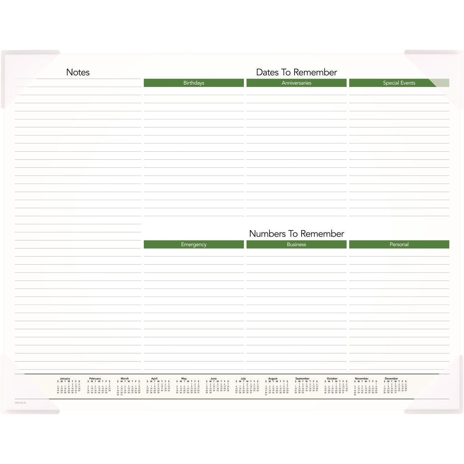 AT A GLANCE® 2025 Monthly Desk Calendar with Adorable Puppies Photography - 22 x 17 Inches, White Sheets & Clear Corners (January to December) - Perfect for Office, Home, or Gift Giving