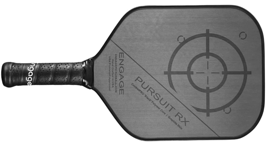 Engage Pursuit RX 6.0 Pickleball Paddle - Premium Carbon Fiber Paddle for Competitive Play | Perfect for Tournaments & Recreational Games
