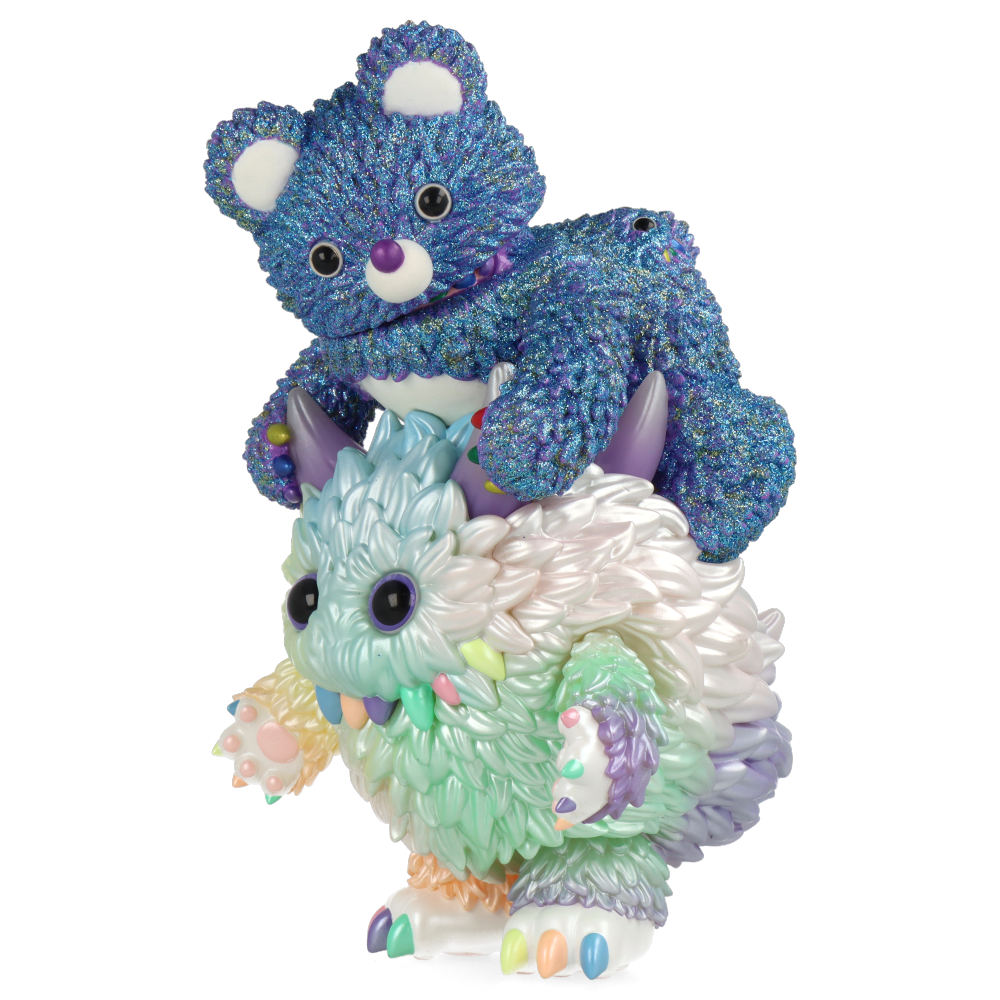 Muckey Let's Play x Instinctoy Collectible Art Toy - Cute Kawaii Vinyl Figure for Display & Decoration - Perfect for Home, Office & Anime Collections