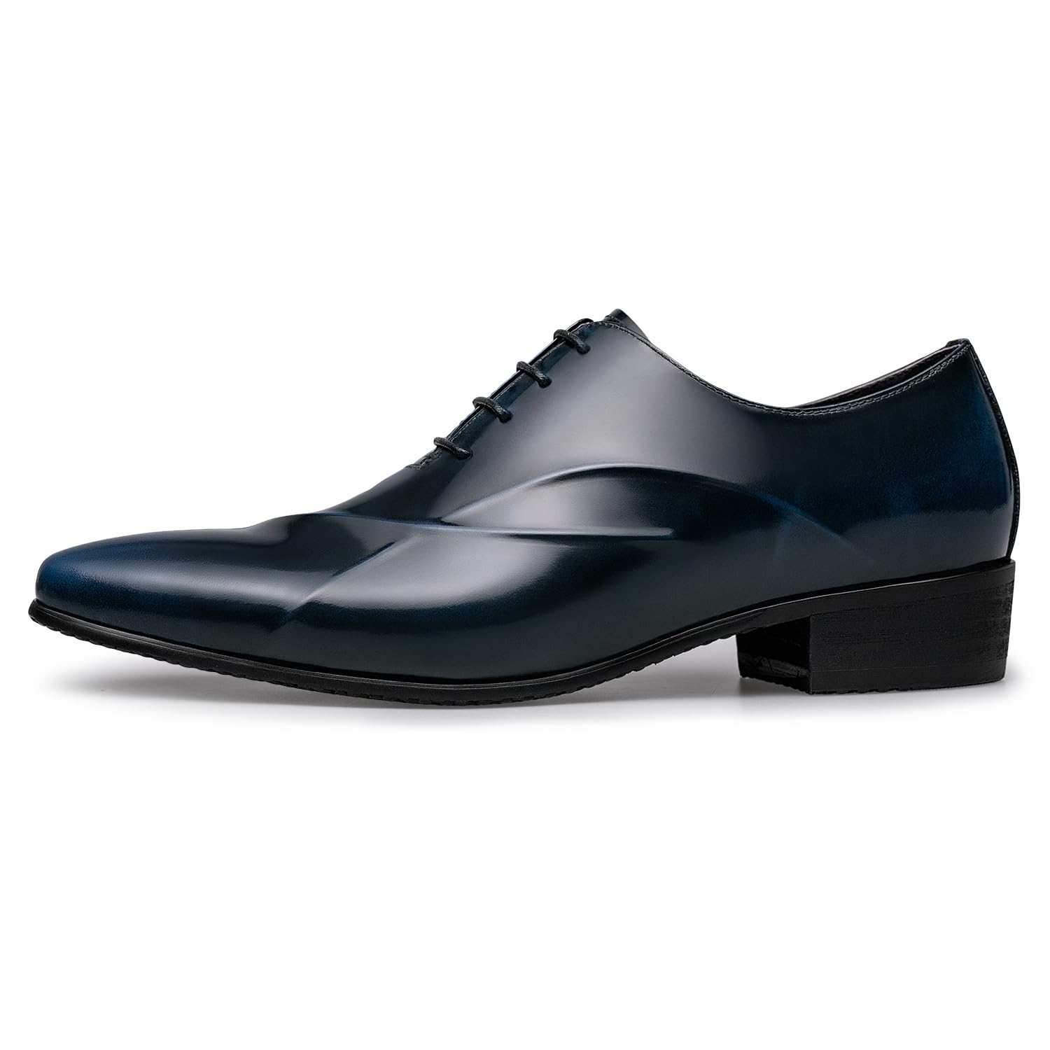 ZRO Men's Lace Up Formal Modern Oxford Dress Shoes - Comfortable Business & Wedding Shoes for Professional Office Work & Special Occasions