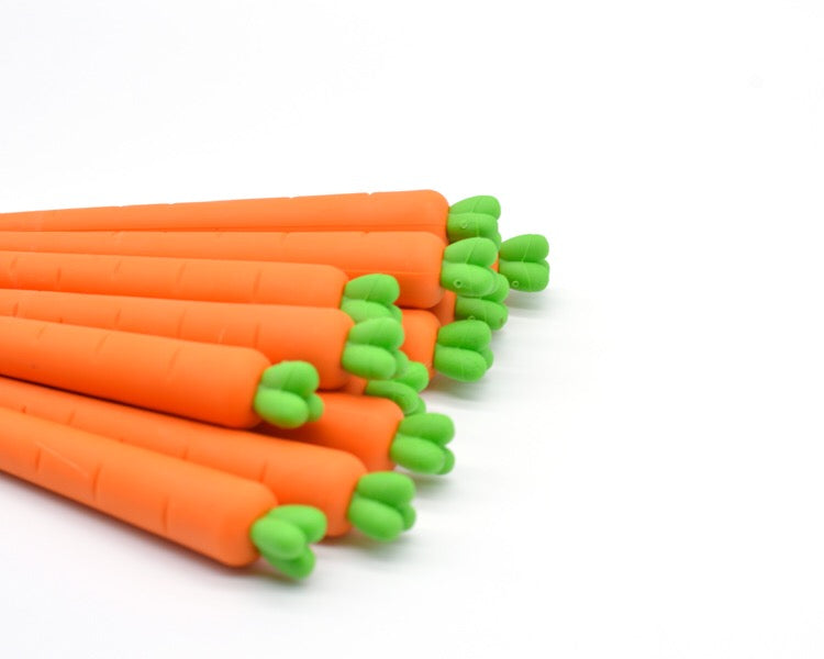 Premium Carrot-Shaped Erasers - Fun & Functional School Supplies for Kids & Artists - Perfect for Homework, Sketching & Classroom Use