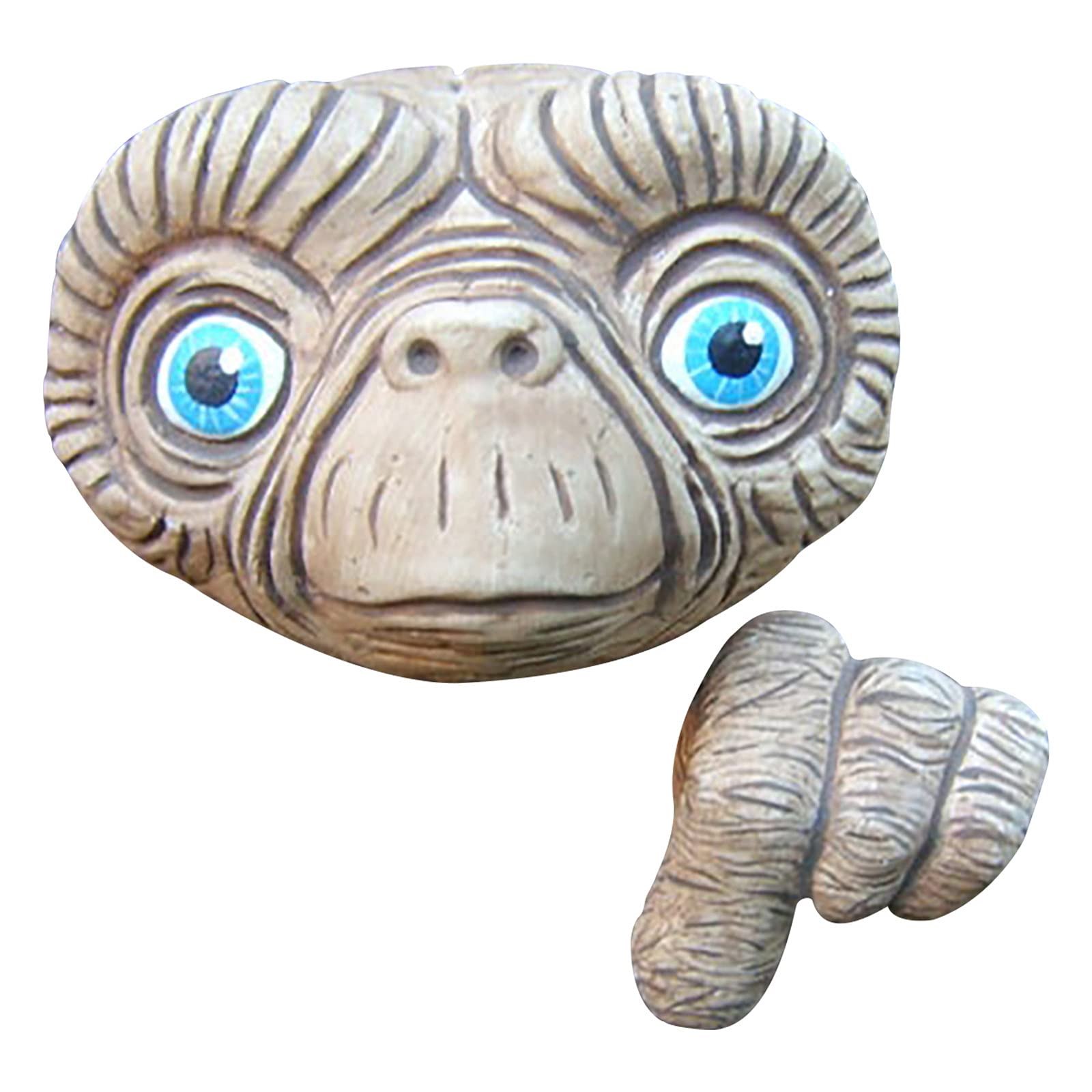 Alien & Monster Garden Statues for Indoor & Outdoor Decor - Weather-Resistant Synthetic Resin Cartoon Sculptures | Perfect for Lawn, Patio, Halloween & Sci-Fi Theme Parties