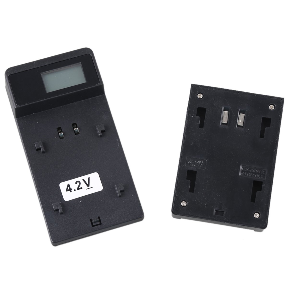 Slim USB Fast Travel Battery Charger for Sony DCR-PC105/PC105E/PC105K/PC110 Handycam Camcorder - LCD Display, Compact & Lightweight for Travel, Vlogging & Outdoor Filming
