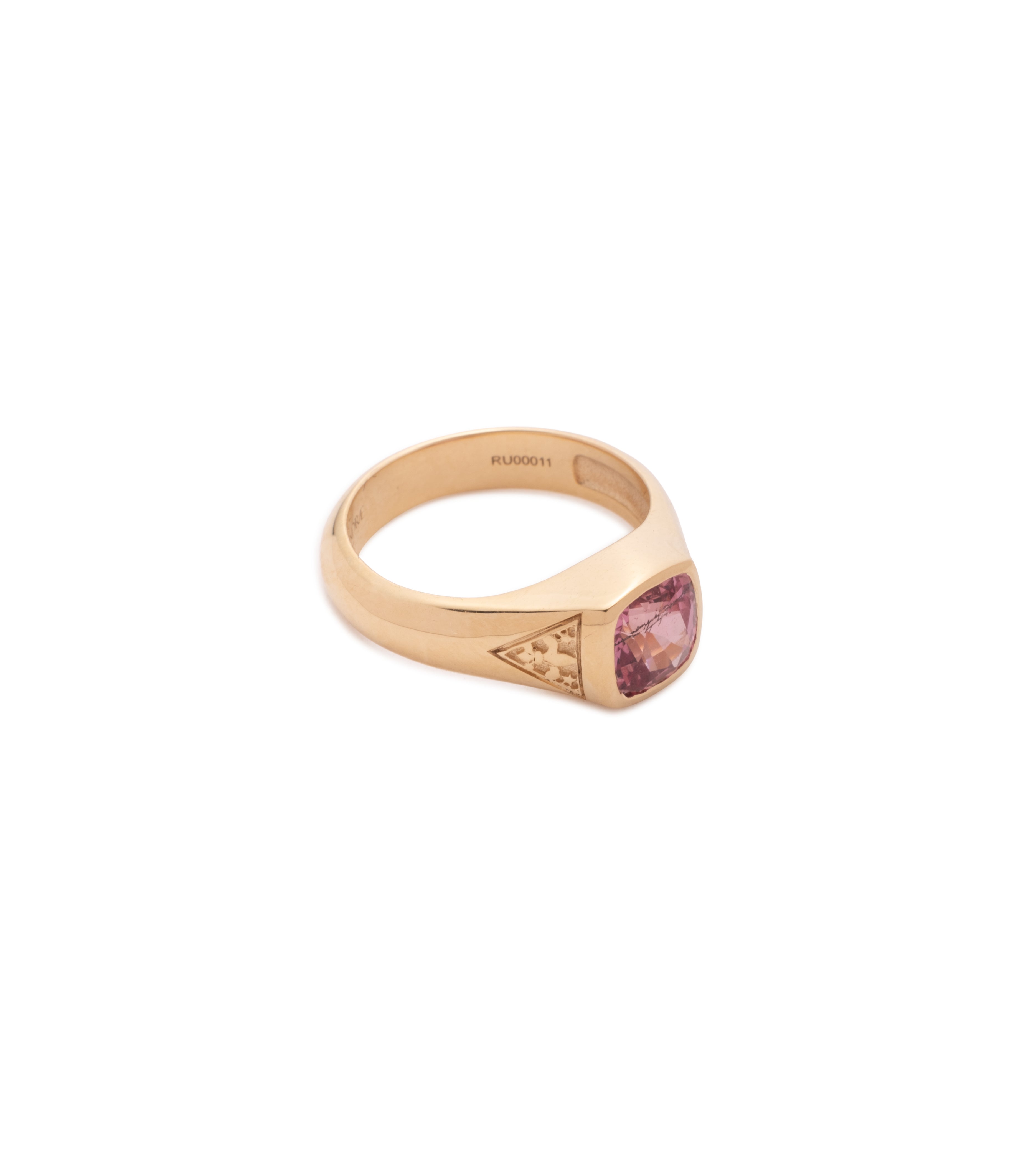 1.5ct Genuine Padparadscha Sapphire Ring - Unique One-of-a-Kind Gemstone Jewelry with Internal Compass Design for Women | Perfect for Engagement, Anniversary & Special Occasion Gifts
