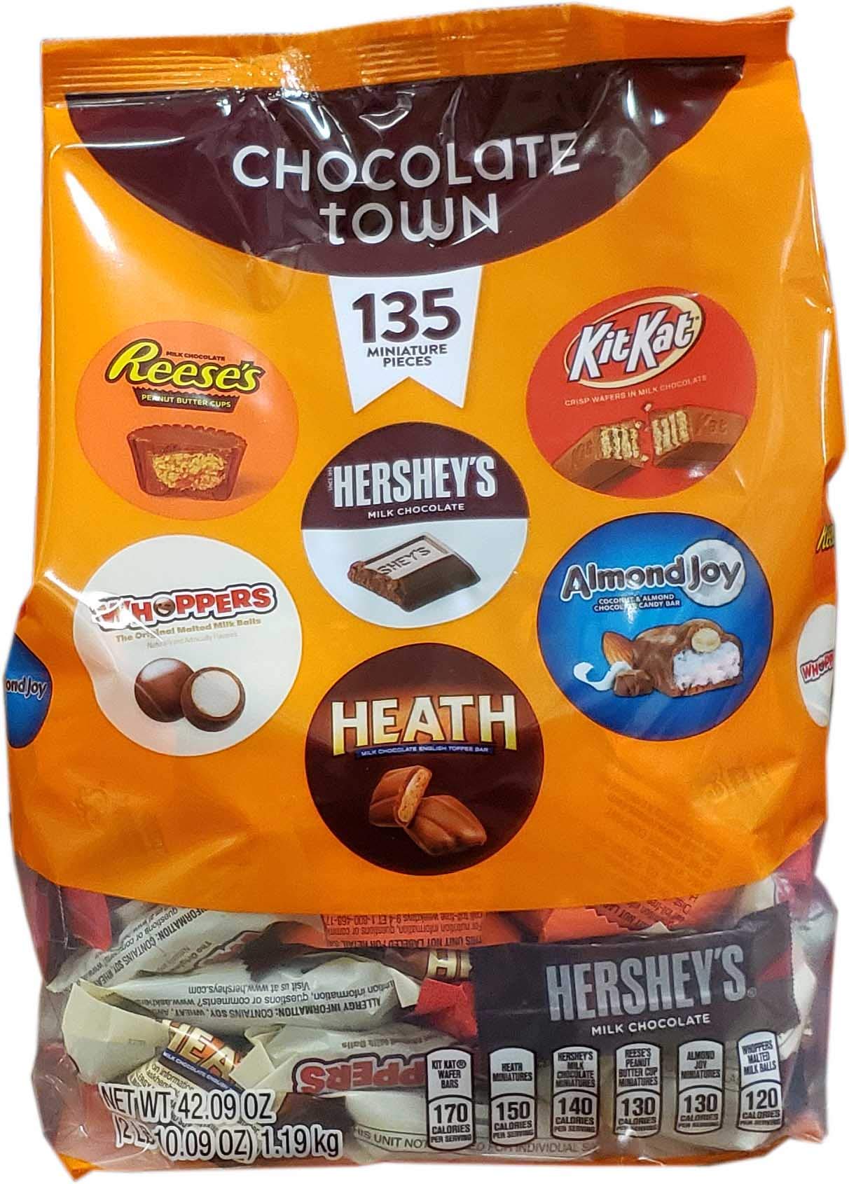 Hershey Chocolate Town Faves Mix - 42.09 Oz Variety Pack of Assorted Chocolates | Perfect for Gifts, Parties & Snacking