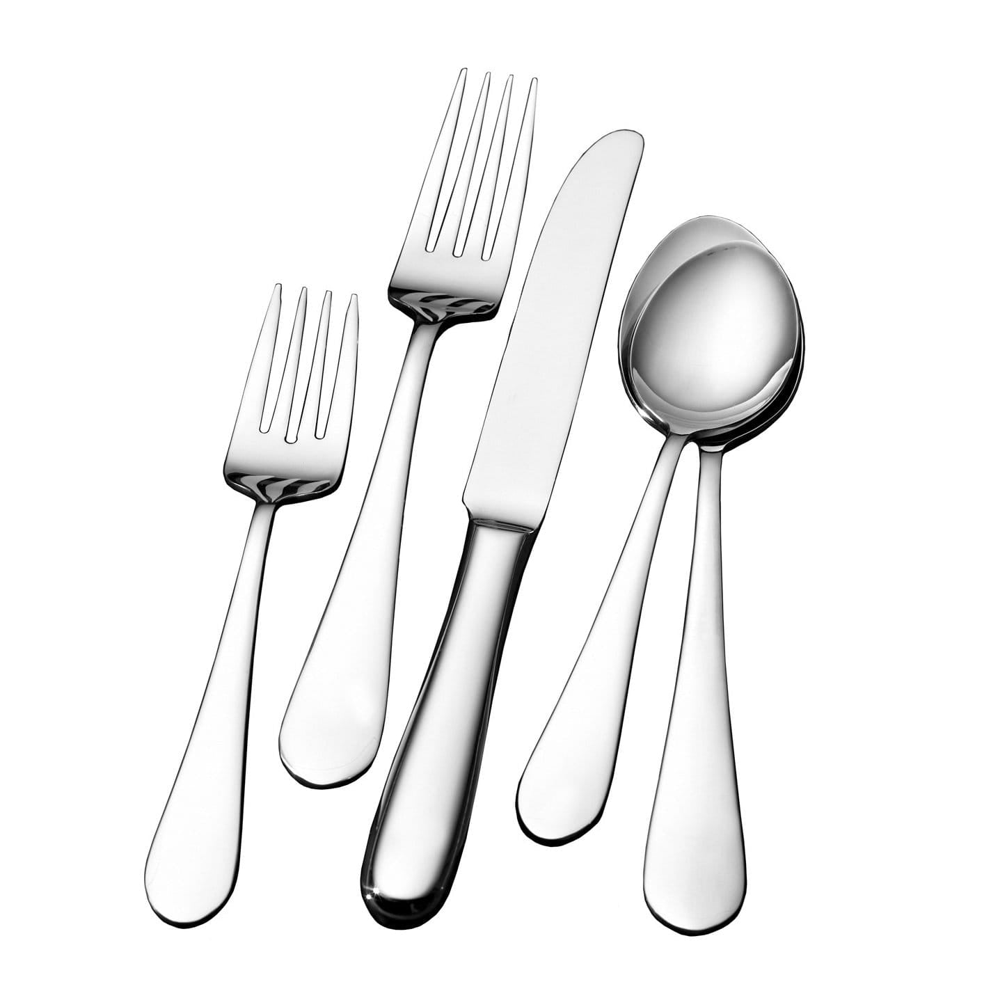 Hunter 20-Piece Stainless Steel Flatware Set - Service for 4 - Elegant Dinnerware Cutlery Set for Everyday Use & Formal Dining - Perfect for Restaurants, Weddings & Home Entertaining