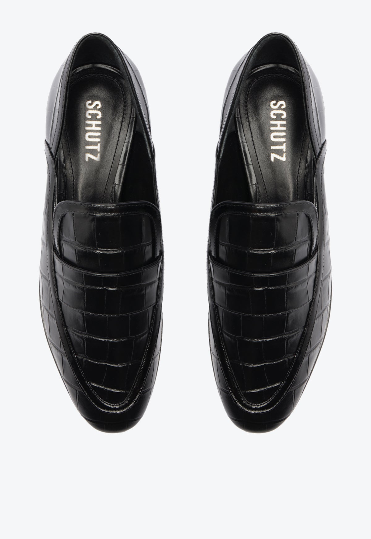Maurice Croco Embossed Flat Shoes for Women - Comfortable & Stylish Slip-On Loafers | Perfect for Office, Casual Wear & Travel
