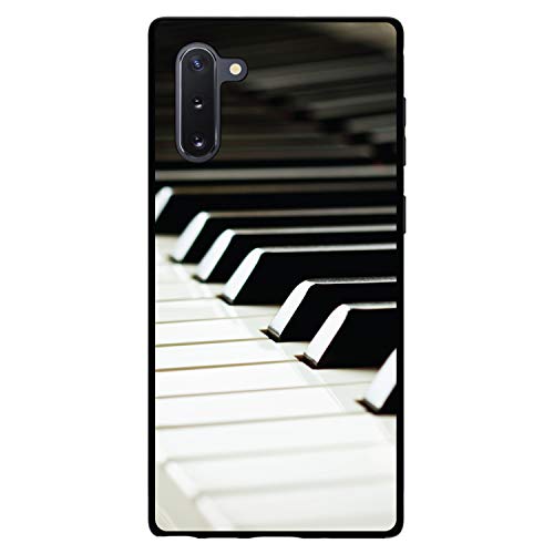 Piano Keys Keyboard On Black Case