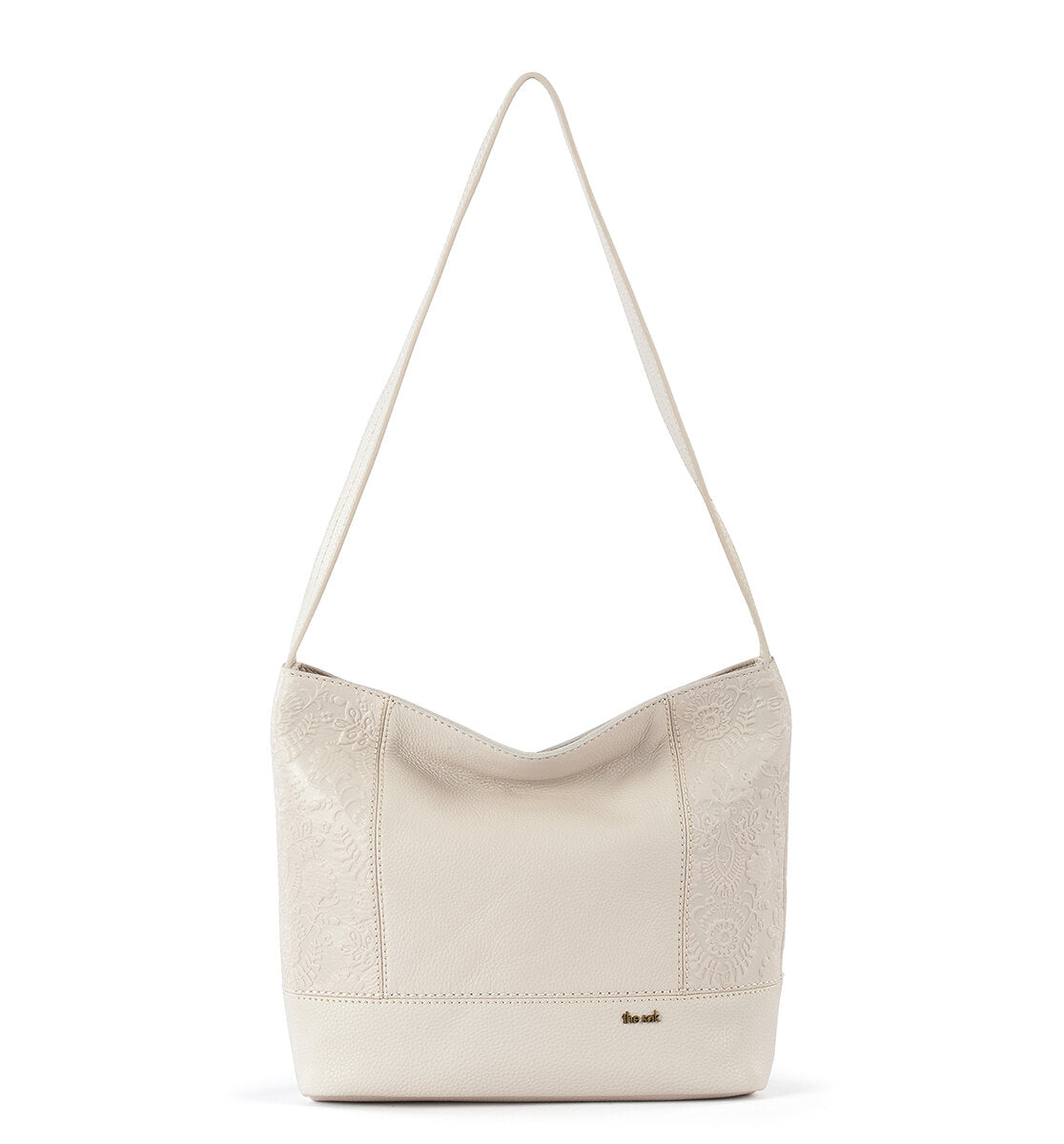 Leather - Stone Floral Embossed