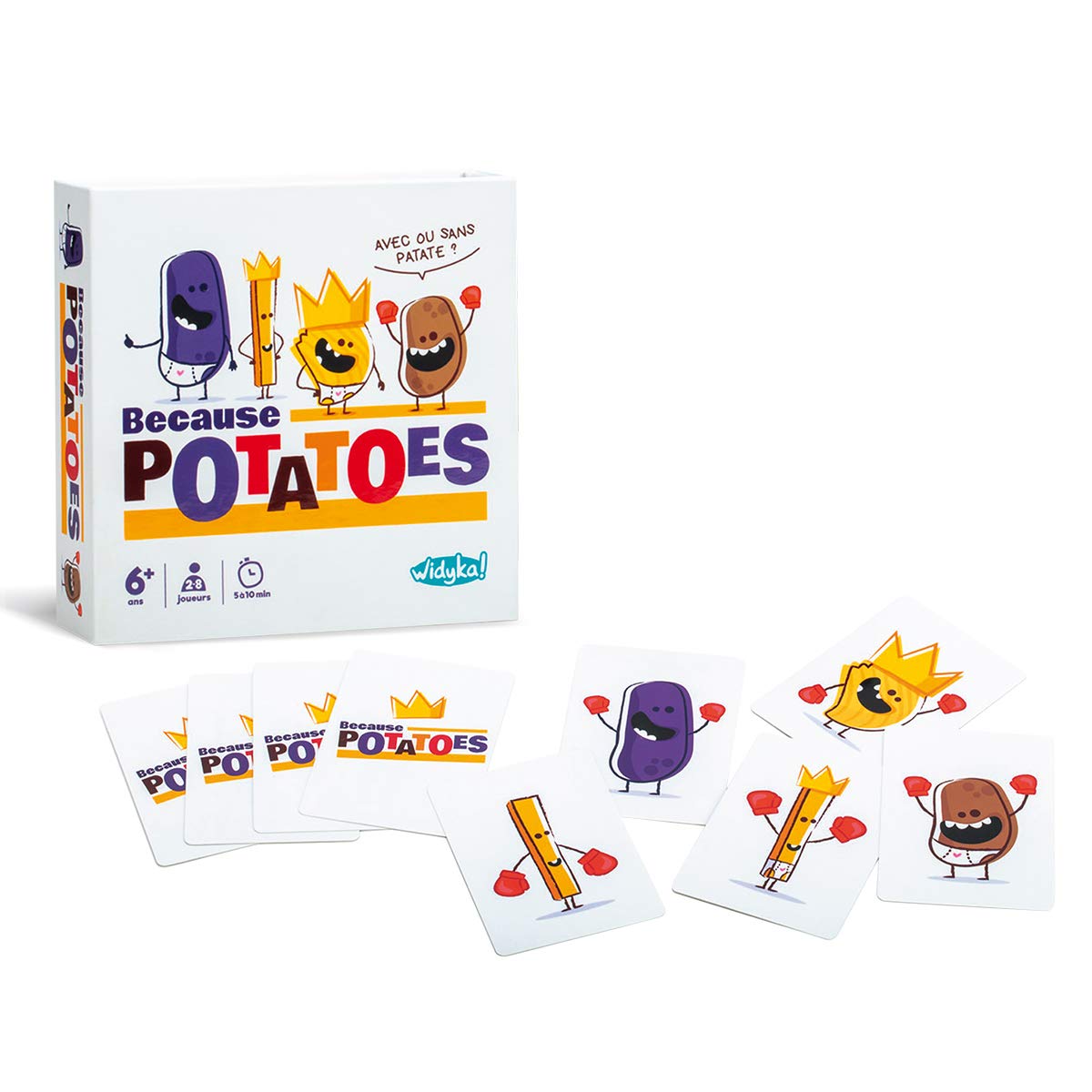 Widyka! - Because Potatoes - Family Card Game for Ages 6-99 - Fun Party & Travel Board Game for Kids & Adults - Perfect for Game Nights, Camping Trips & Family Gatherings