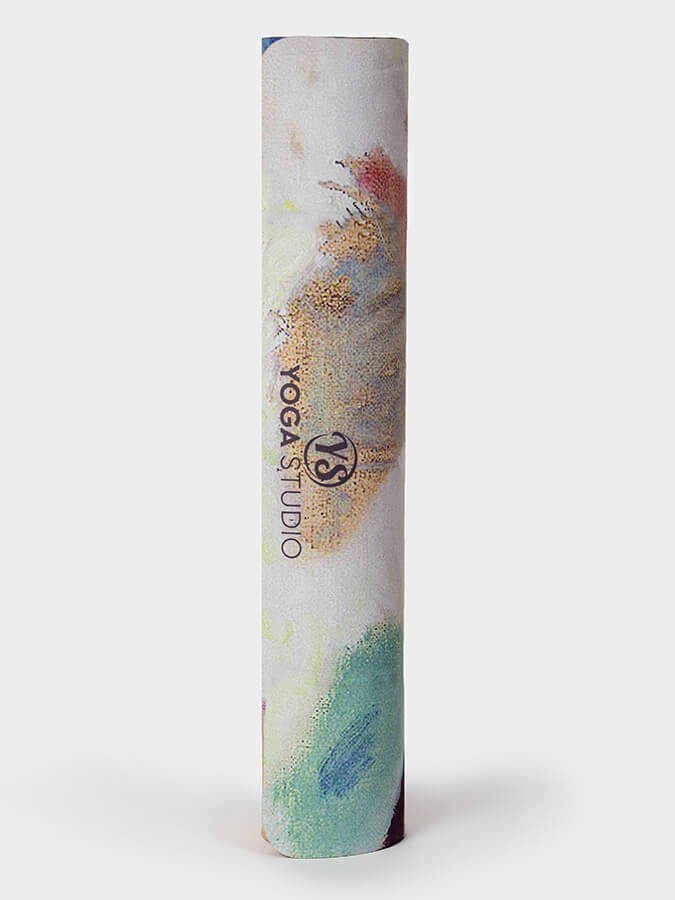 Eco-Friendly Vegan Suede Microfiber Yoga Mat 4mm - Non-Slip, Cushioned for Hot Yoga, Pilates & Home Workouts - Perfect for Beginners & Professionals