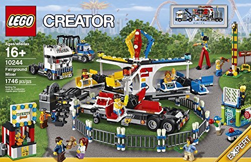 LEGO Creator Fairground Mixer Building Kit - 1746 Pieces (301316) for Kids & Adults - Fun Amusement Park Model for Creative Play & Display