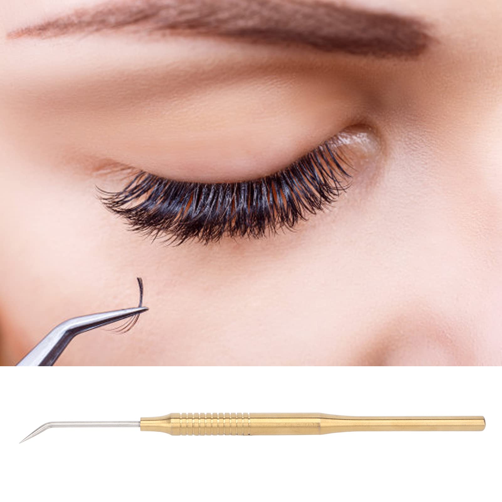 Professional Lash Lift Kit - Eyelash Perming Tool for Natural Curl & Volume (Gold) | Perfect for Home Use, Salons & DIY Beauty Enthusiasts