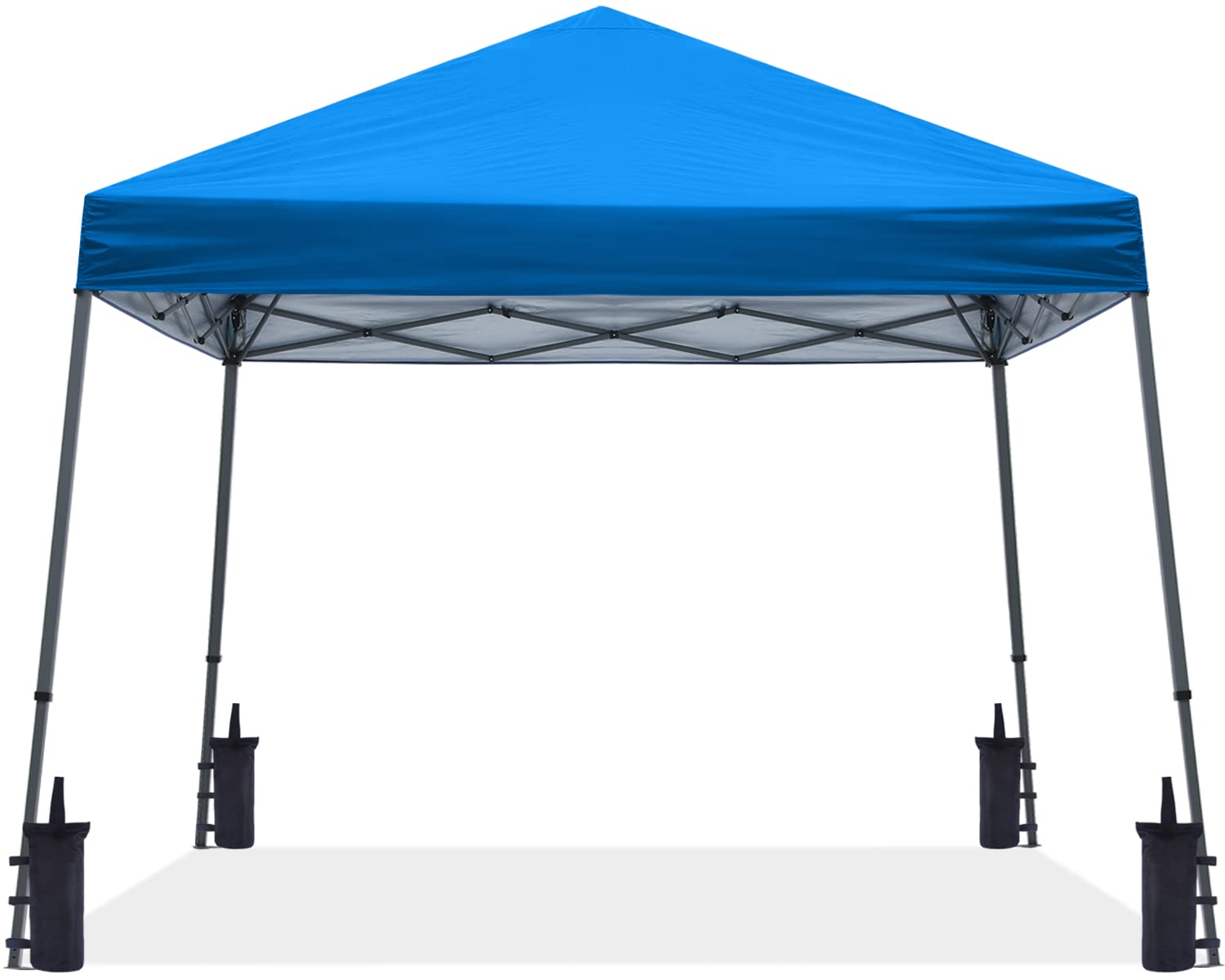 ABCCANOPY Stable Pop Up Outdoor Canopy Tent - Waterproof Instant Shelter for Camping, Beach, Picnic, Backyard Parties & Outdoor Events (Blue)