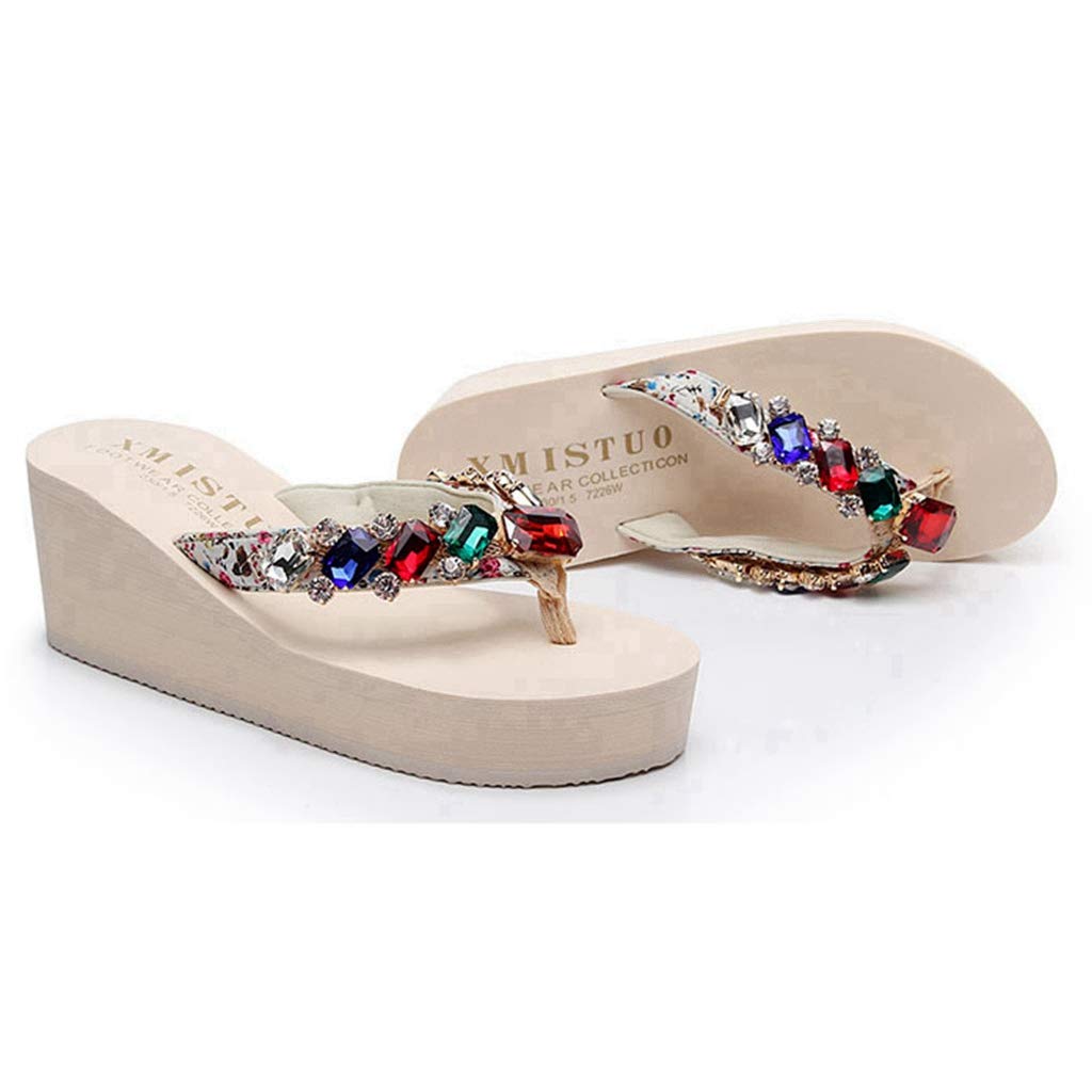 Mioke Women's Comfortable Slide Sandals - Lightweight & Breathable Summer Slippers for Indoor/Outdoor Use at Home, Beach, Pool, or Gym