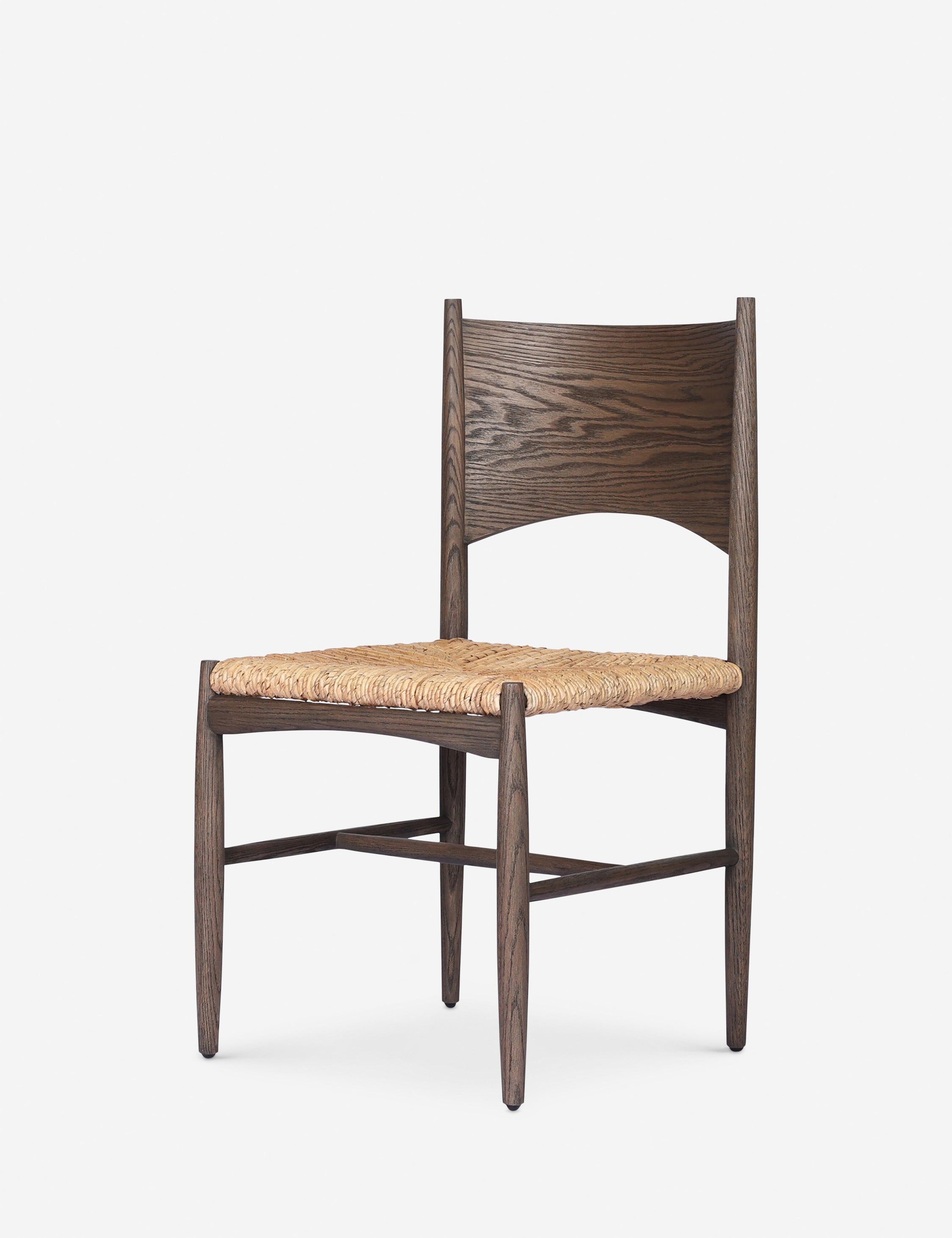 Demiri Modern Dining Chair - Sturdy Wooden Kitchen Chair with Upholstered Seat - Perfect for Dining Room, Kitchen, and Home Decor