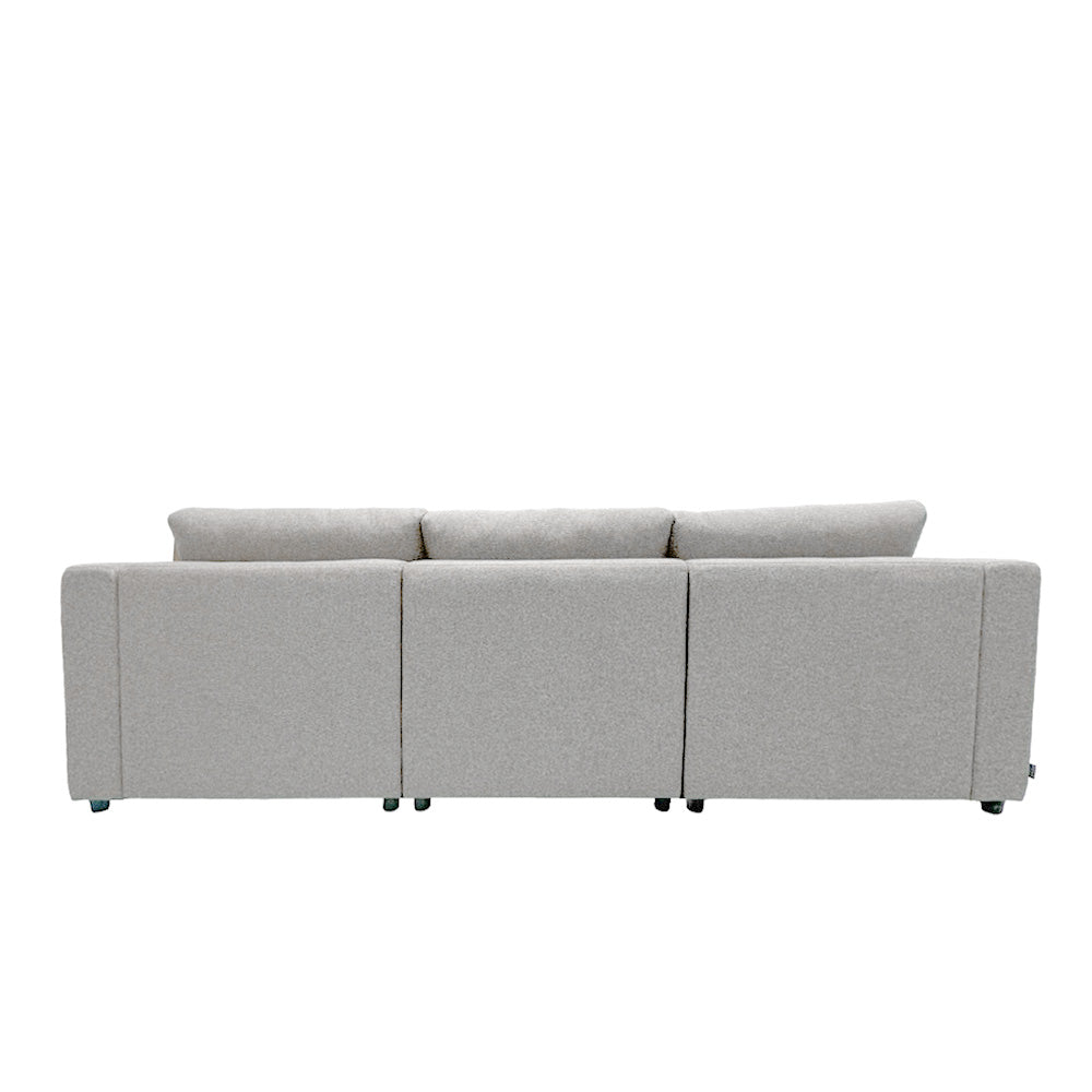 Modular 4-Seater Sofa with EcoClean Fabric - Comfortable & Durable Sectional Couch for Living Room, Lounge, and Family Room