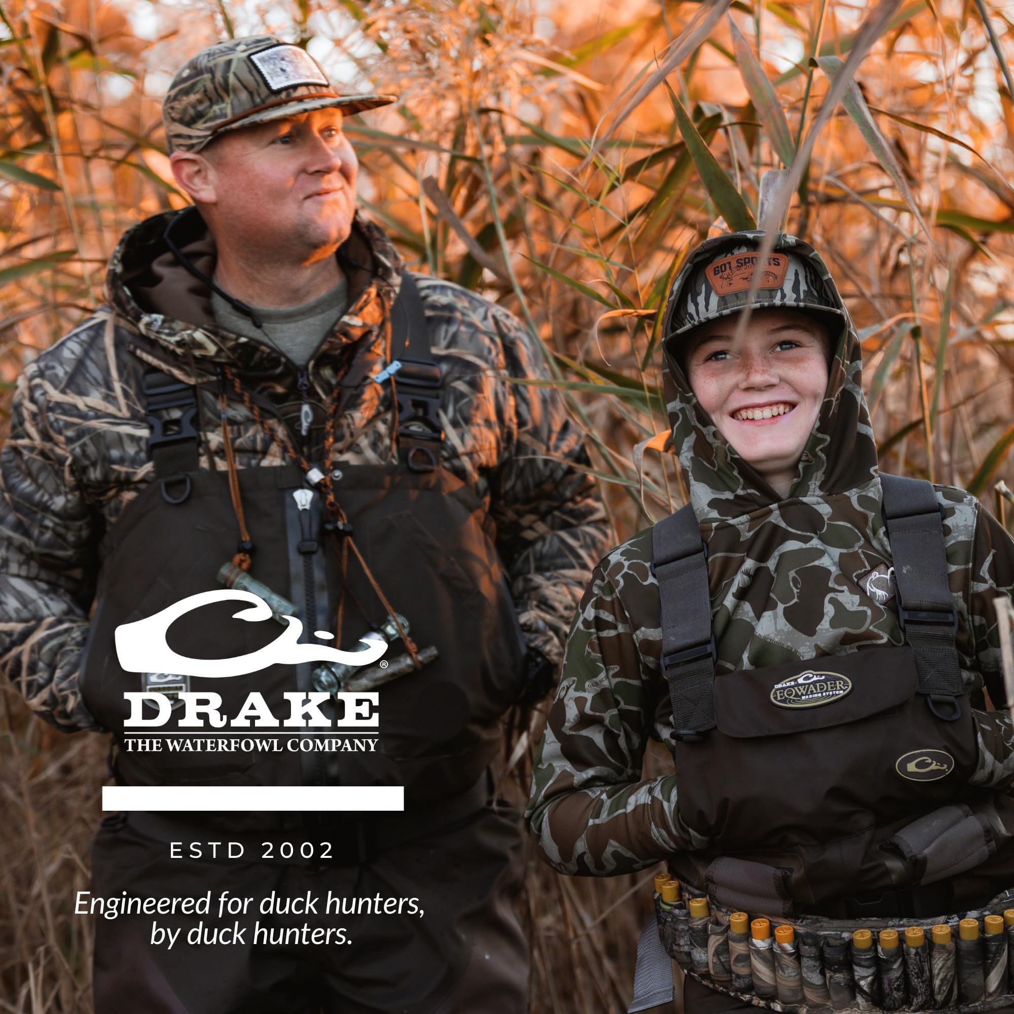 Drake Waterfowl Boys' Youth MST Eqwader 1/4 Zip Fleece Hunting Jacket - Warm & Waterproof Outdoor Gear for Duck Hunting & Cold Weather Adventures