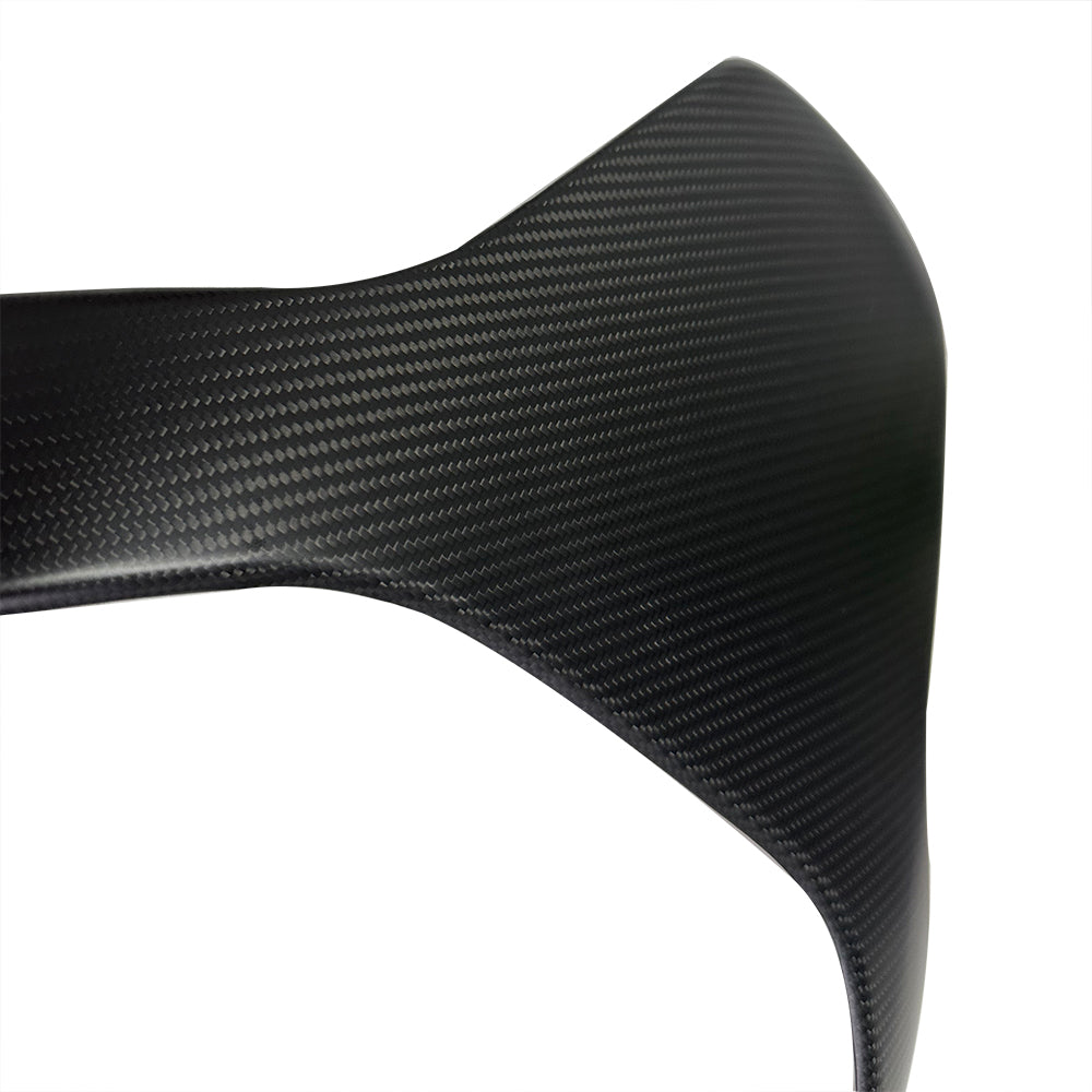 Premium Real Carbon Fiber Seat Back Covers for Tesla Model 3 Performance 2024+ (Plain Weave) - Lightweight & Durable Interior Upgrade for Enhanced Style & Protection