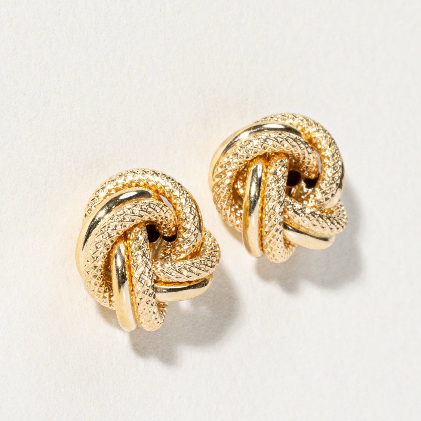 18K Yellow Gold Knot Earrings for Women - Elegant & Dainty Jewelry Gift for Her - Perfect for Weddings, Parties & Everyday Wear