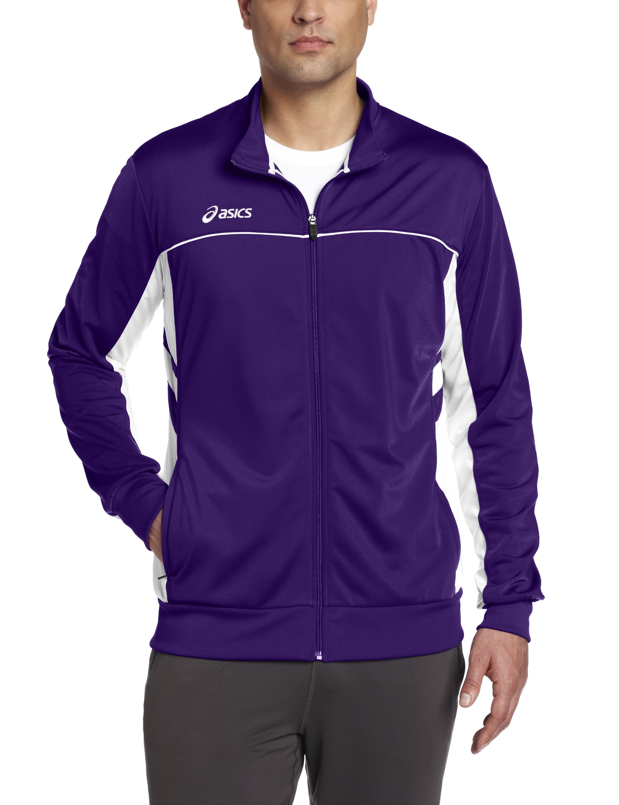 ASICS Men's Cabrillo Running Jacket - Lightweight Waterproof Windbreaker for Outdoor Jogging & Hiking - Perfect for Cold Weather Training & Trail Running
