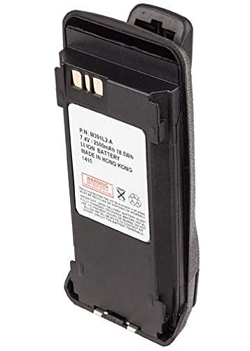 Motorola DGP 6150 Plus Compatible 7.4V 2500mAh Li-Ion Rechargeable Battery - Replacement for Two-Way Radio - Long Lasting Power for Security, Construction & Outdoor Communication