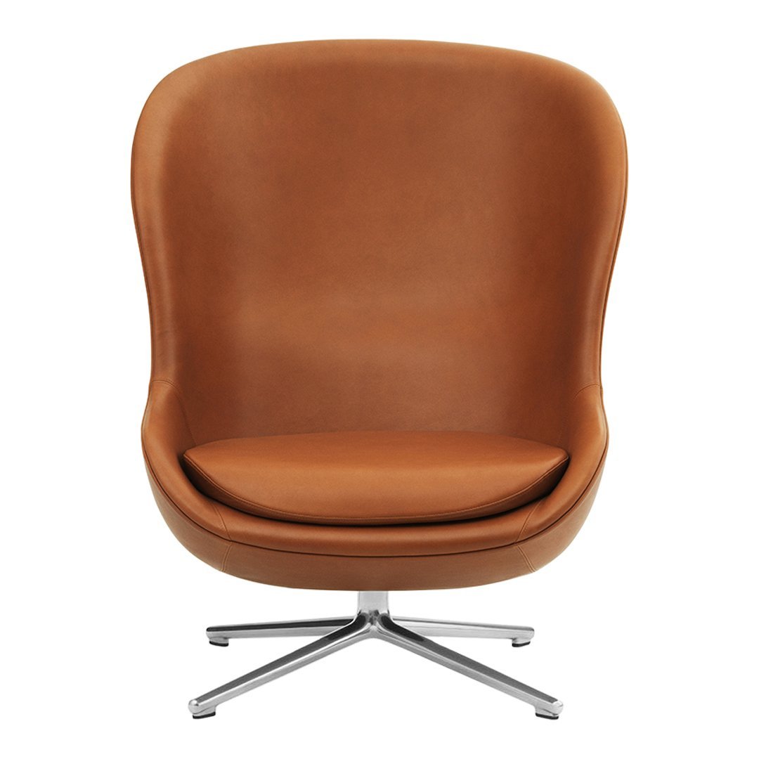 Premium Hyg Lounge Chair with 360° Swivel Base - Modern Accent Chair for Living Room, Bedroom or Office - Ergonomic Comfort for Relaxing & Reading