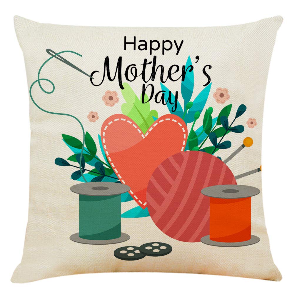 YXWLLN Premium Car Linen Cushion Cover - Breathable Polyester Pillow Case for Car Seats, Sofa & Home Decor (Multiple Sizes) - Perfect for Road Trips, Office Comfort & Mother's Day Gifts