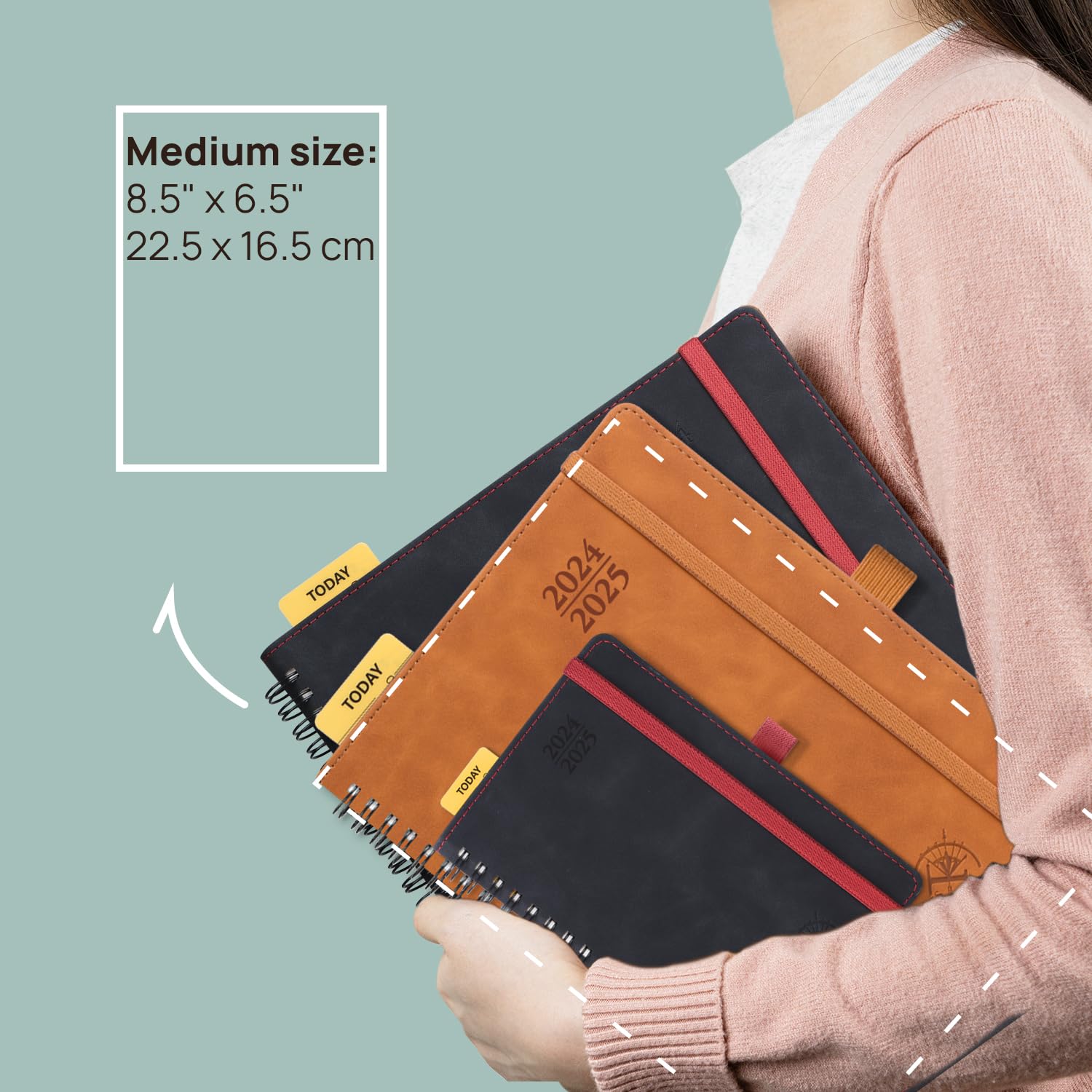 POPRUN 2024-2025 Weekly Planner - 8.5