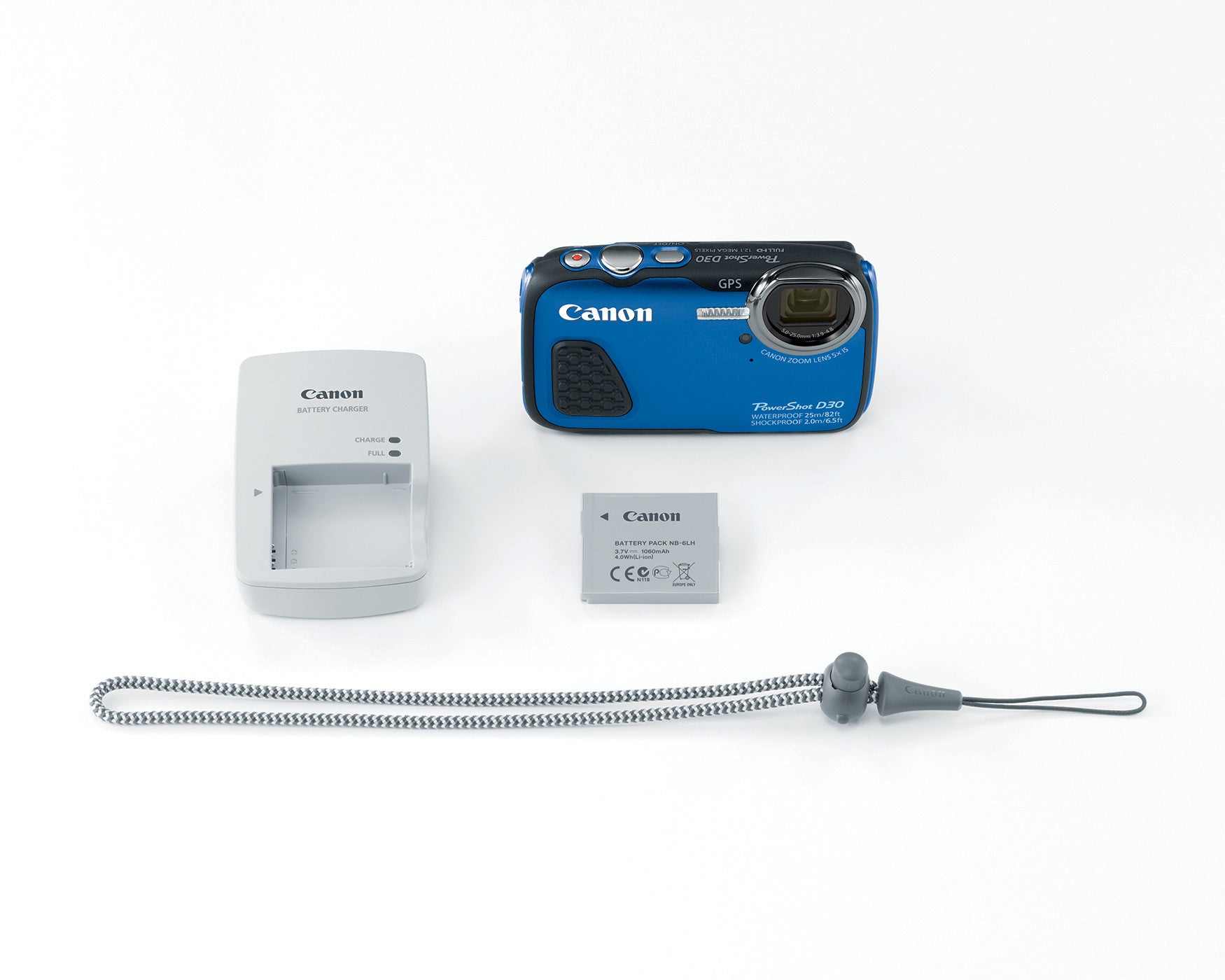 Canon PowerShot D30 Waterproof Digital Camera 12.1MP with 5x Optical Zoom - Perfect for Underwater Photography, Travel & Outdoor Adventures