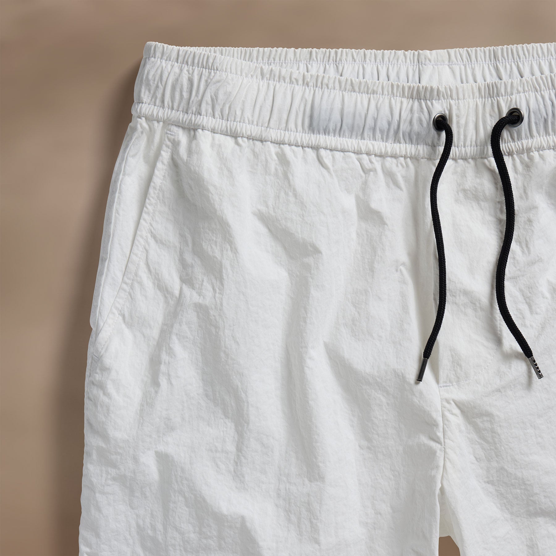 Premium Men's Elevated Boardshorts - Quick-Dry Swim Trunks with UPF 50+ Sun Protection - White - Perfect for Swimming, Surfing & Beach Vacations