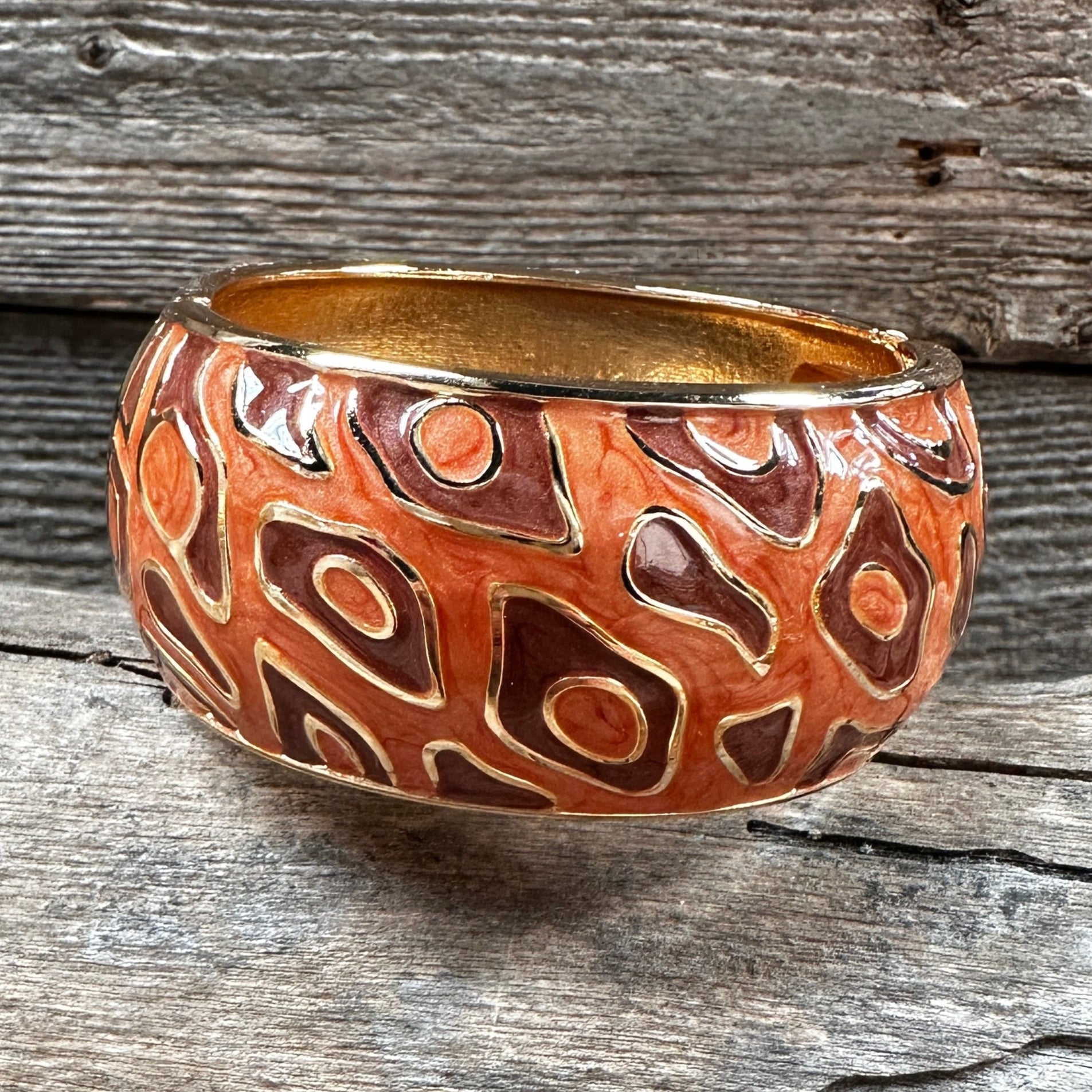 Stylish Animal Print Fashion Cuff Bracelet XI138 - Trendy Leopard Print Bangle for Women, Perfect for Parties, Date Nights & Casual Outfits