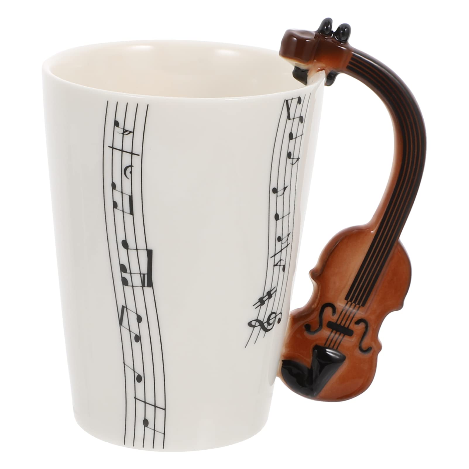 Music Note Violin Mug - Coffee & Tea Cup for Musicians, Party Gift