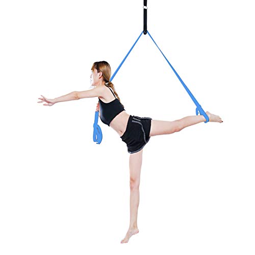 Premium Yoga Stretch Strap for Flexibility Training - Ideal for Ballet, Dance, Gymnastics & Warm Up Exercises - Perfect Home Workout Equipment - Great Gift for Friends, Kids & Family - Enhance Leg Stretching for Yoga, Pilates & Fitness Routines