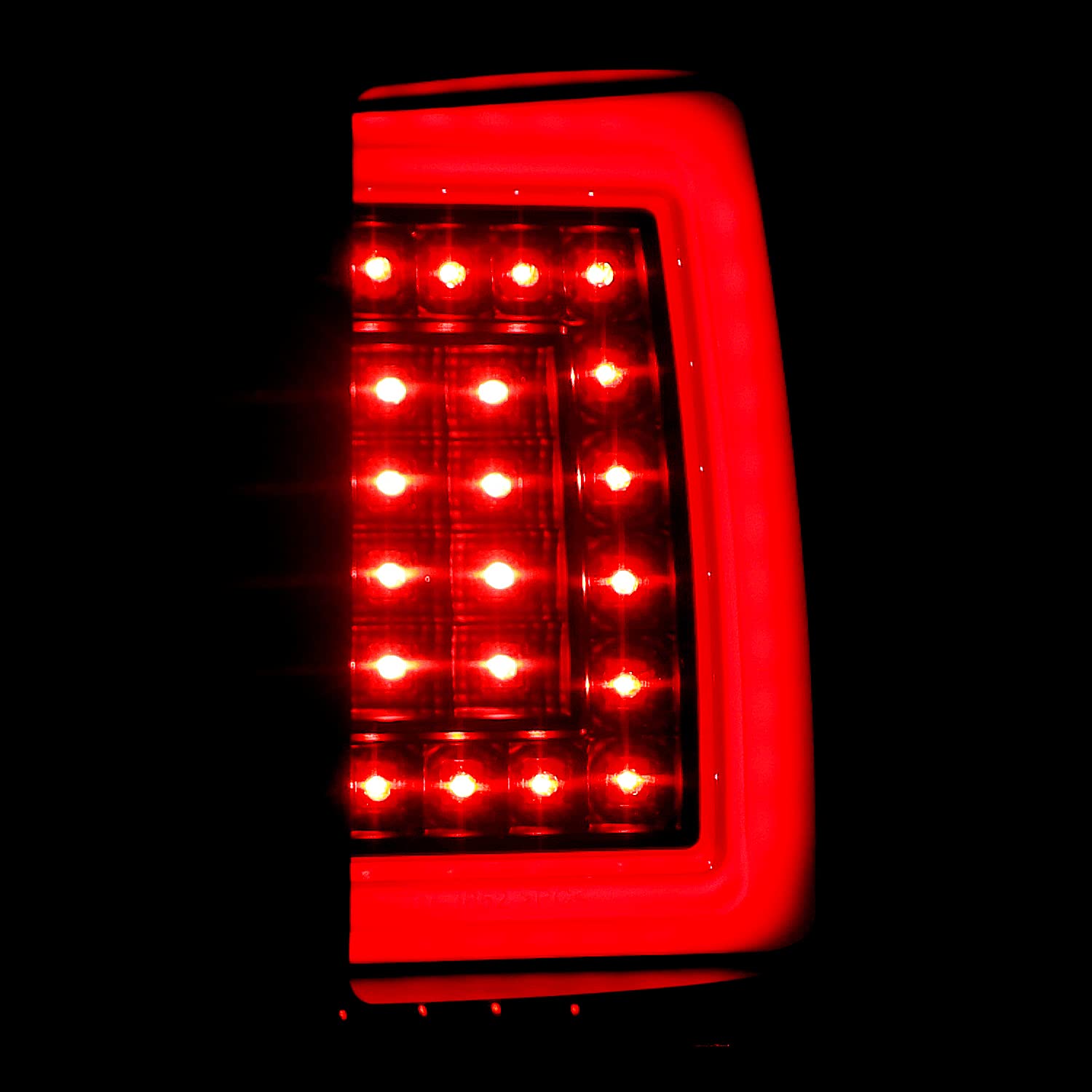 Spec-D Tuning Black LED Tail Lights with Red LED Tube - Compatible with 2000-2006 Chevy Suburban, Tahoe & GMC Yukon, Denali, XL - Left & Right Pair Assembly - Upgrade Your SUV's Rear Style & Safety for Night Driving
