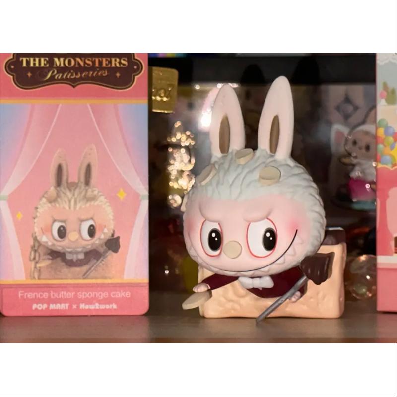 Labubu The Monsters Patisserie Series French Butter Sponge Cake - Cute Collectible Vinyl Figure for Anime Fans & Home Decor Display
