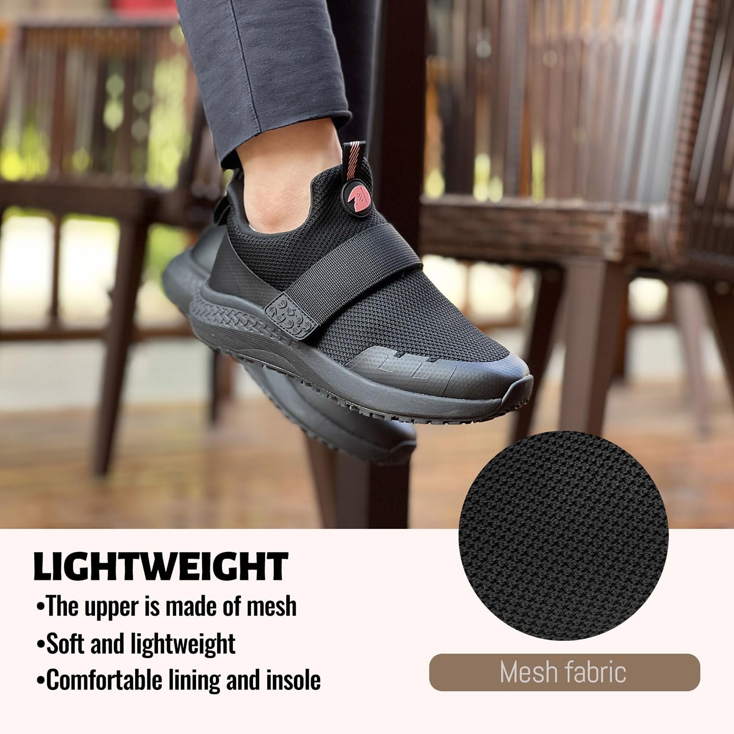 Non-Slip Work Shoes for Women - Slip Resistant Waterproof Kitchen Chef Shoes - Lightweight Comfortable Restaurant Sneakers for Walking & Standing All Day - Perfect for Food Service, Hospitality & Healthcare Workers